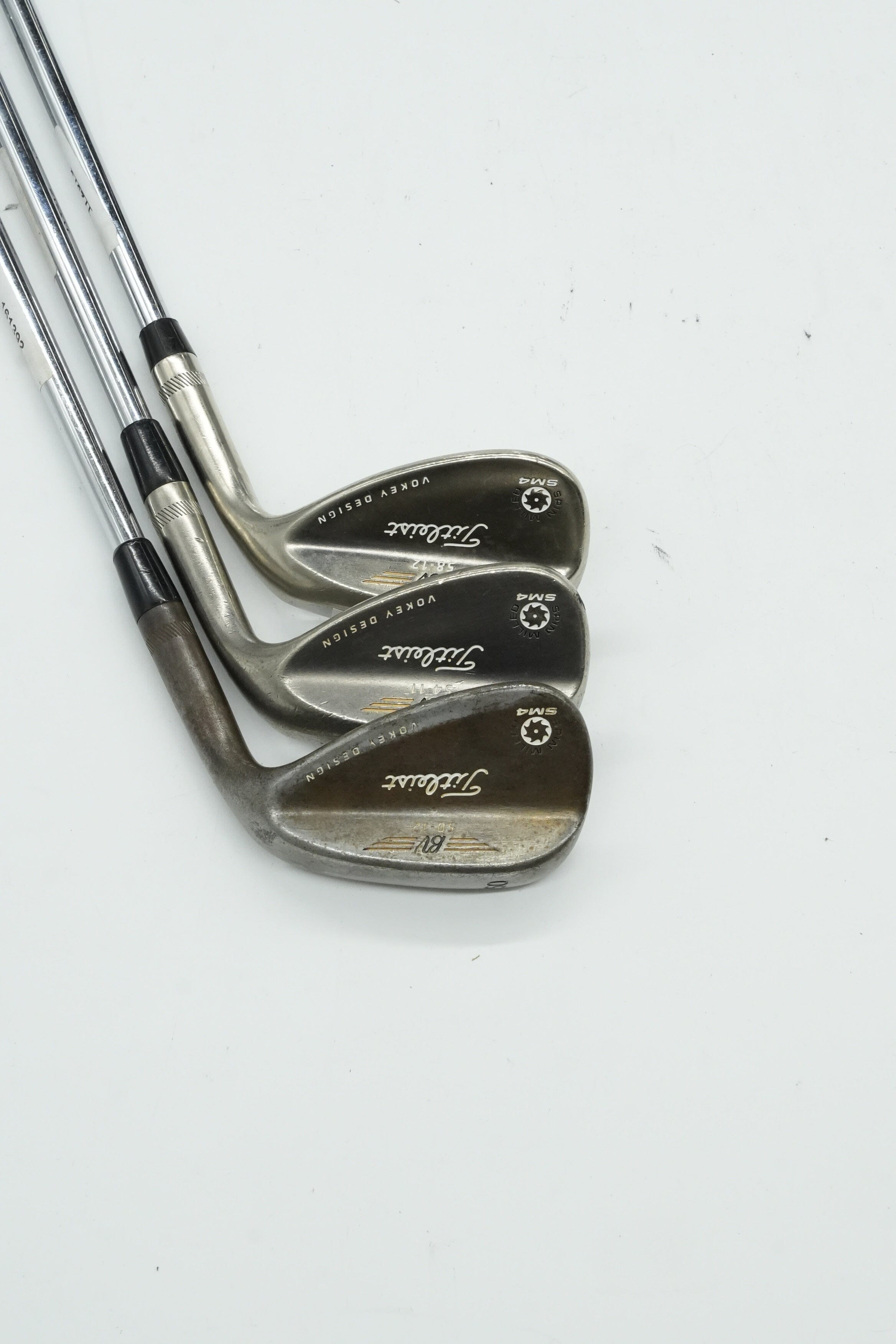 Titleist Vokey SM4 Black Nickel 50, 54, 58 Degree Wedge Set Wedge Flex Golf Clubs GolfRoots 