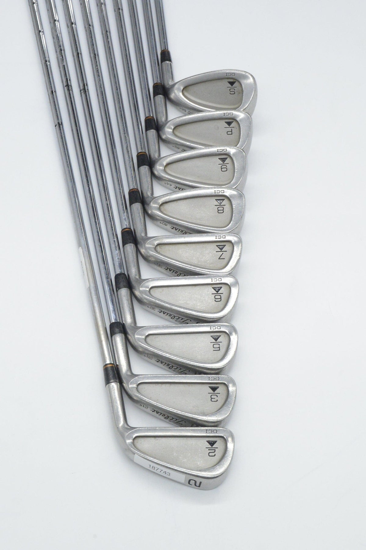 Titleist DCI Black 2-3, 5-PW, SW Iron Set R Flex -0.25" Golf Iron Sets Titleist 
