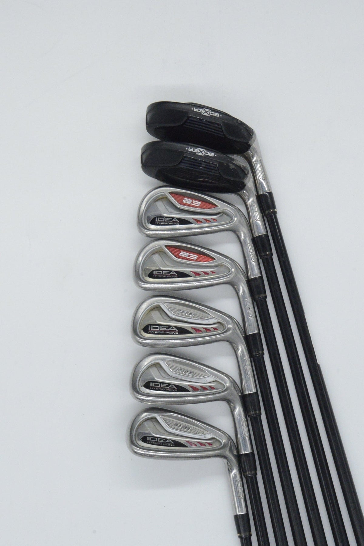 Adams Idea A3/Boxer Combo 4H-5H, 6-PW Iron Set S Flex -0.25" Golf Iron Sets Adams 