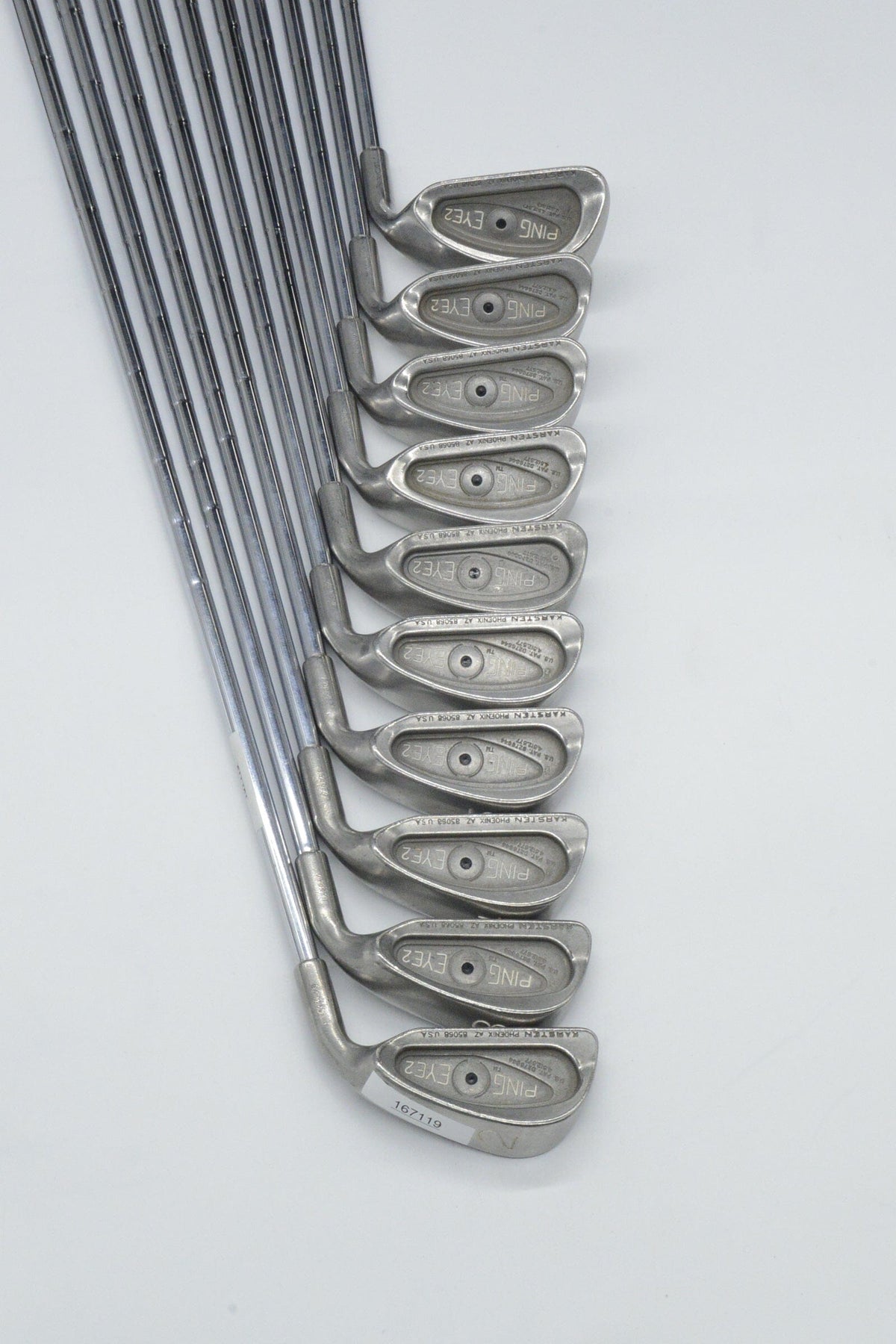 Ping Eye 2 2-PW, SW Iron Set S Flex -0.25" Golf Iron Sets Ping 
