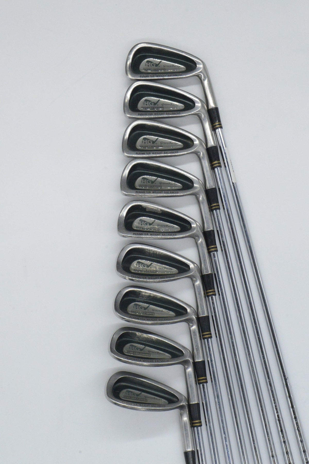 Henry-Griffitts GreenbBacks 3-PW, SW Iron Set R Flex +1.5" Golf Iron Sets Henry-Griffitts 