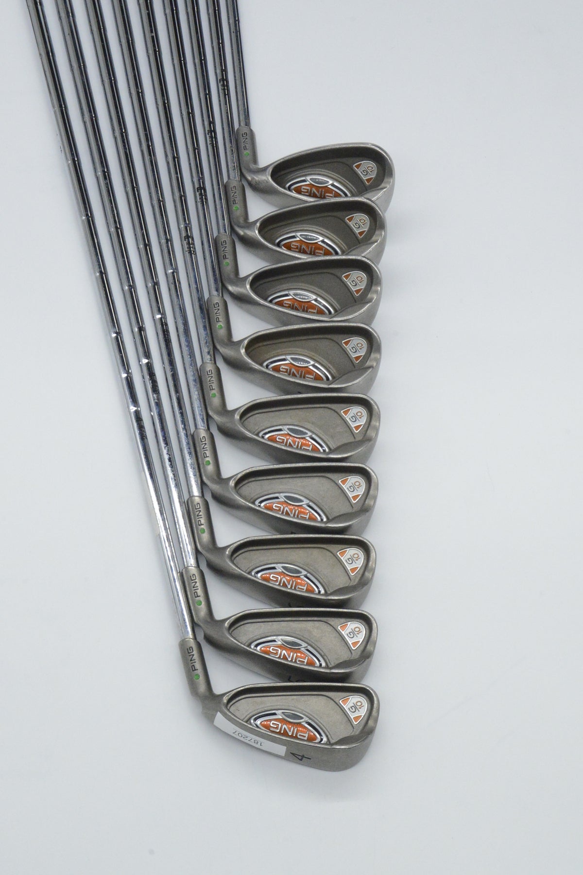 Ping G10 4-8, PW-LW Iron Set R Flex +1.25"