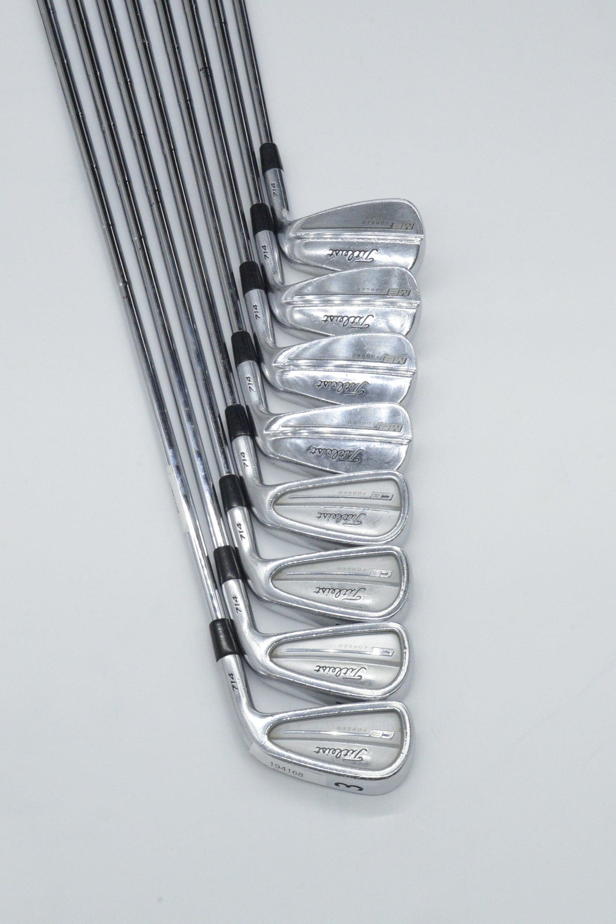 Titleist 714 MB Forged / CB Forged 3-PW Iron Set S Flex +0.5"