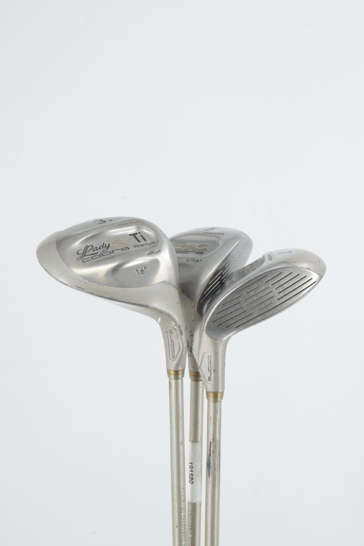 Women's Cobra Lady Cobra Ti Oversize 3W, 5W, 7W Wood Set W Flex