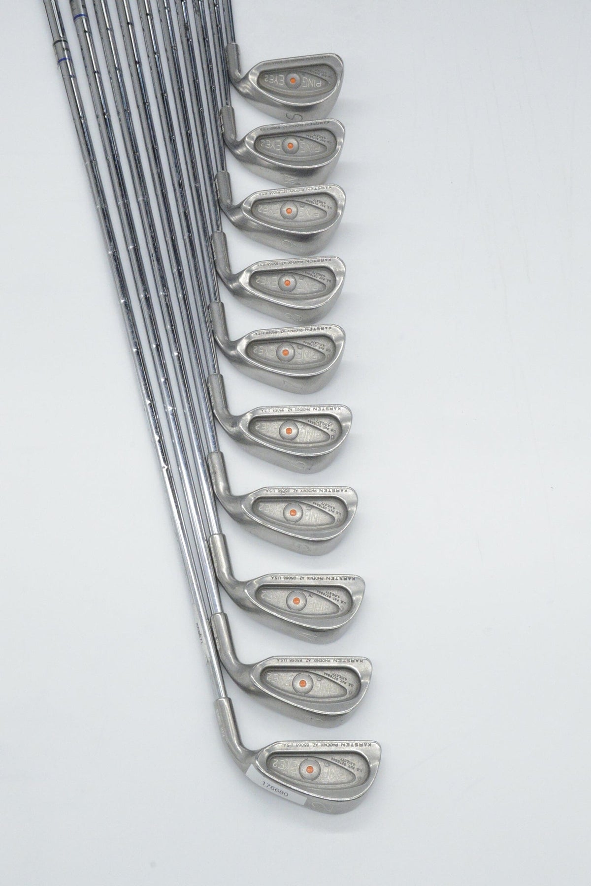 Ping Eye 2 2-PW, SW Iron Set S Flex Std Length Golf Iron Sets Ping 
