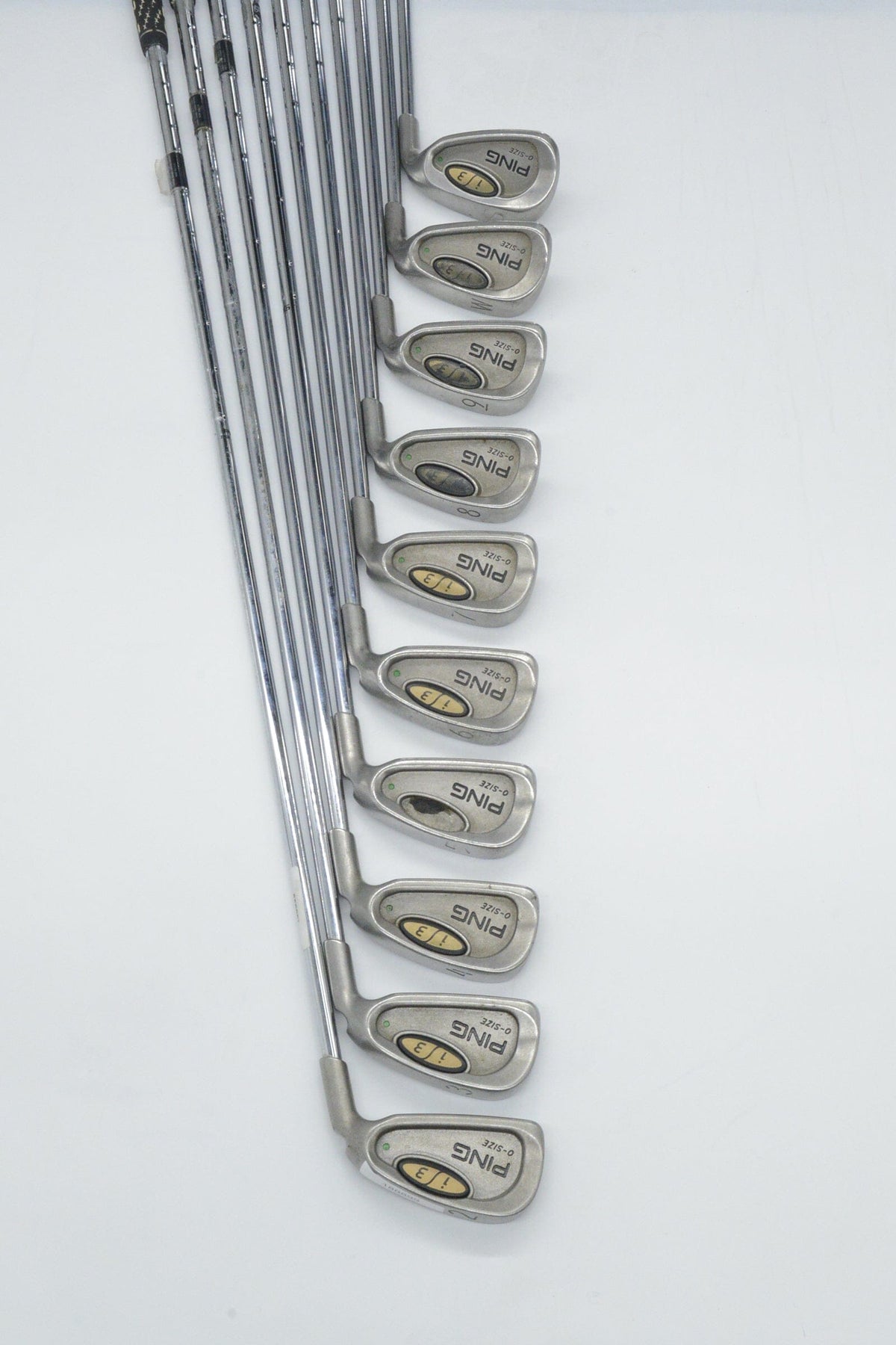 Ping I3 O-Size 2-PW, SW Iron Set R Flex +0.5" Golf Iron Sets Ping 