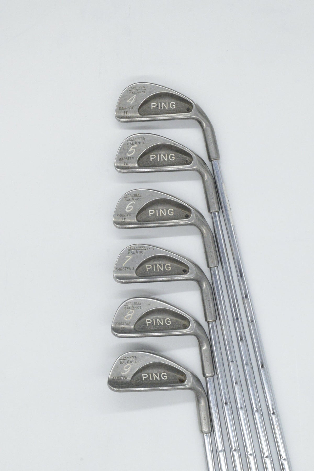 Ping Karsten II 4-9 Iron Set S Flex -0.5" Golf Iron Sets Ping 