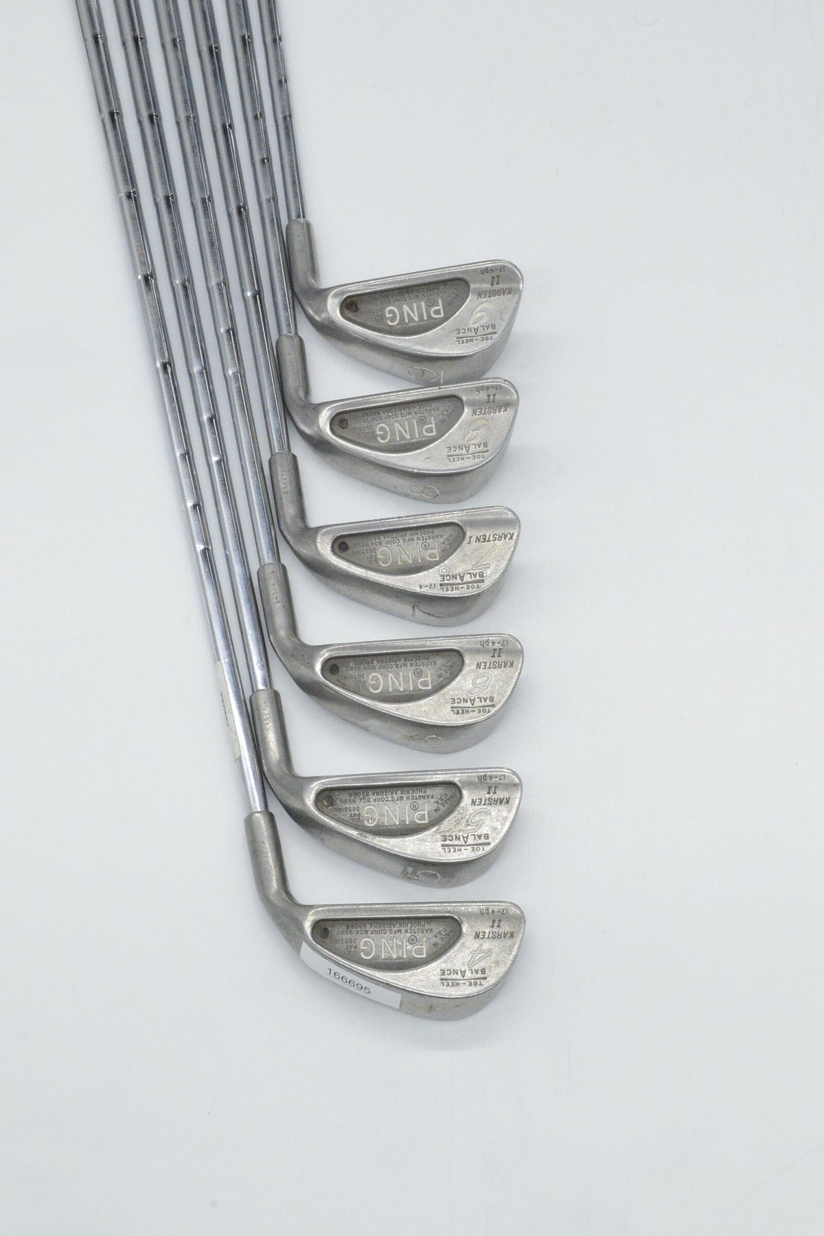 Ping Karsten II 4-9 Iron Set S Flex -0.5" Golf Iron Sets Ping 