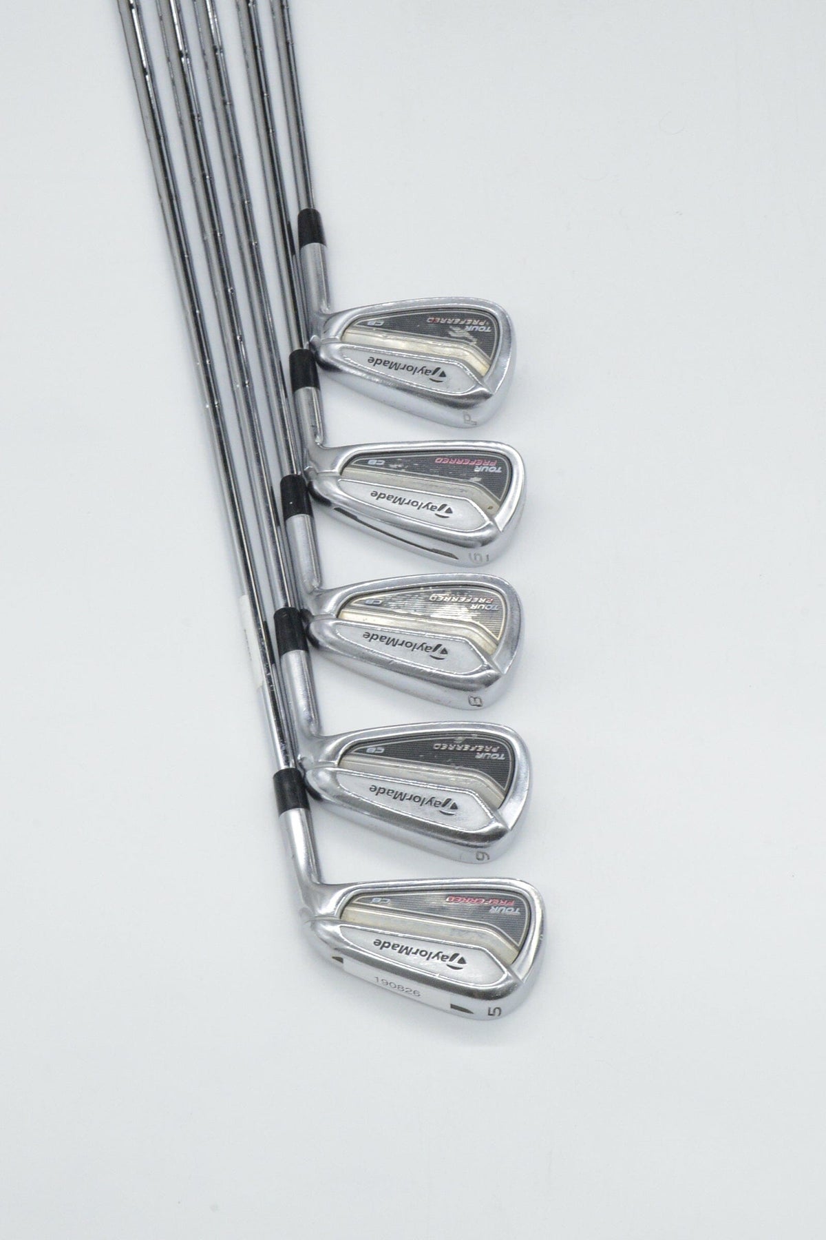 TaylorMade Tour Preferred CB 5-6, 8-PW Iron Set S Flex +0.25" Golf Iron Sets TaylorMade 