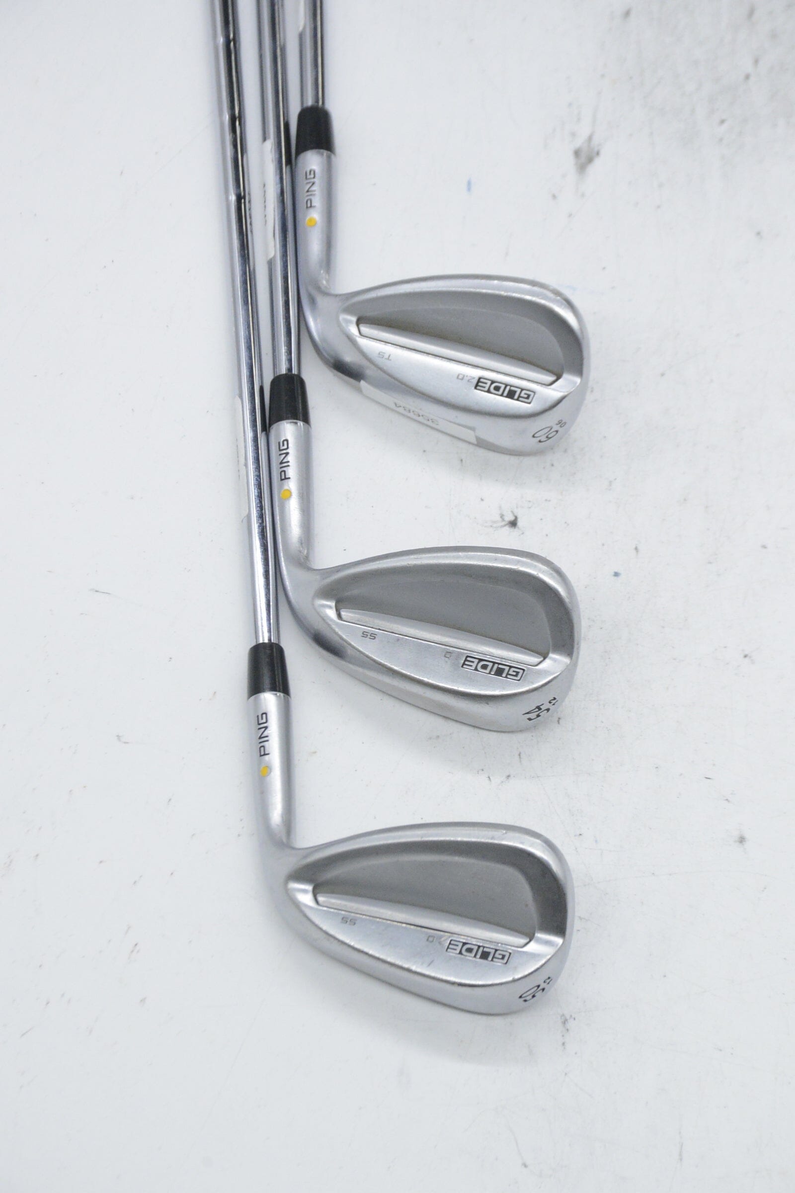 Ping Glide 2.0 50, 54, 60 Degree Wedge Set S Flex Golf Clubs GolfRoots 