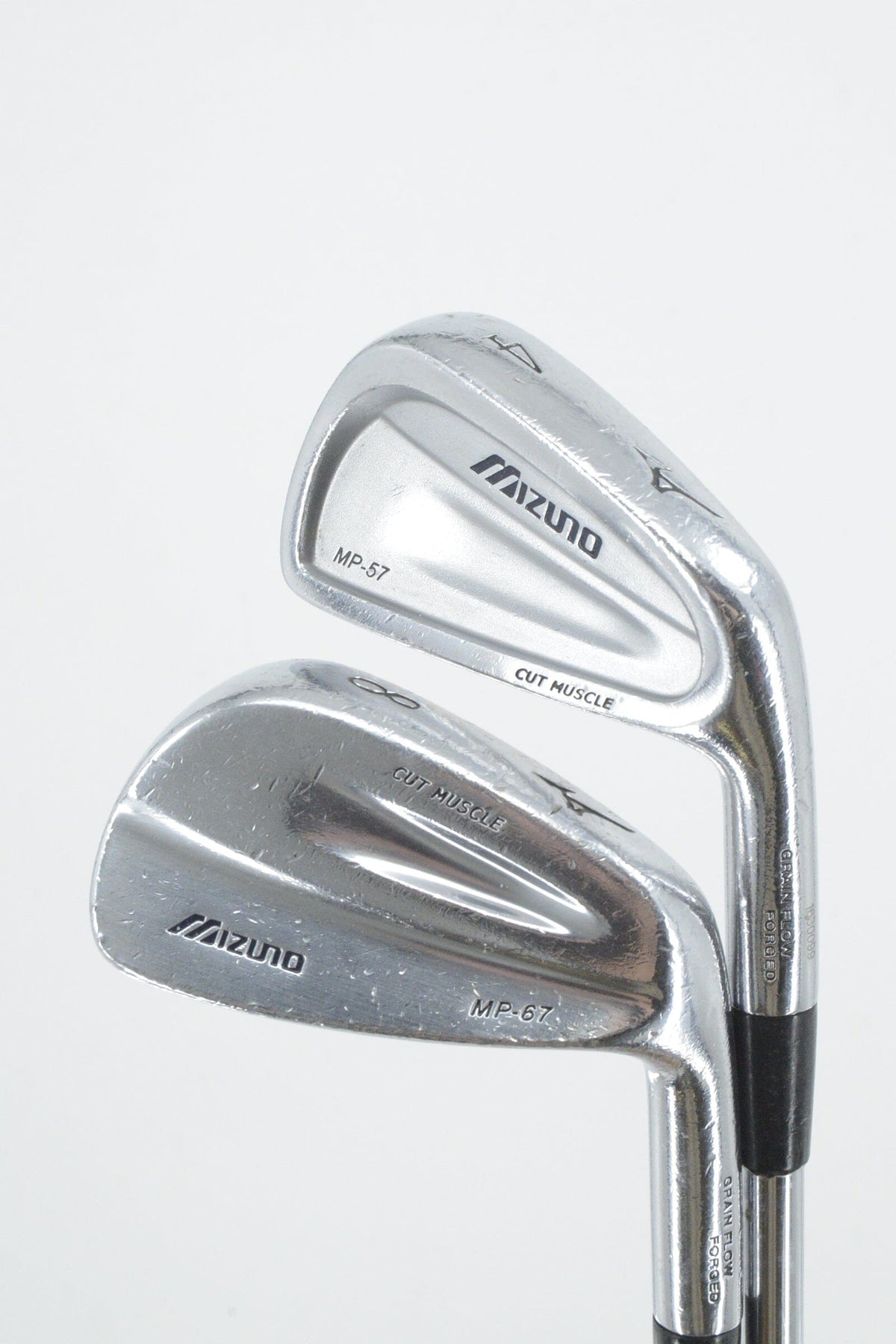 Mizuno MP57/MP67 Combo 3-6, 8-PW Iron Set S Flex +0.75" Golf Iron Sets Mizuno 