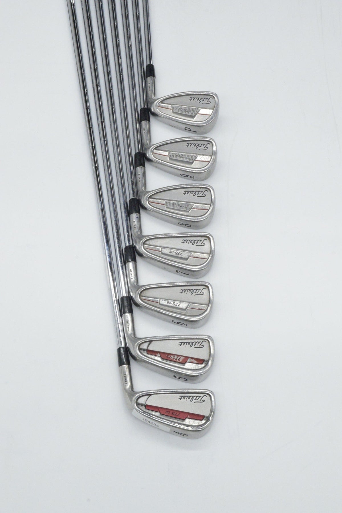 Titleist 775 CB Forged 4-PW Iron Set S Flex -0.25" Golf Iron Sets Titleist 