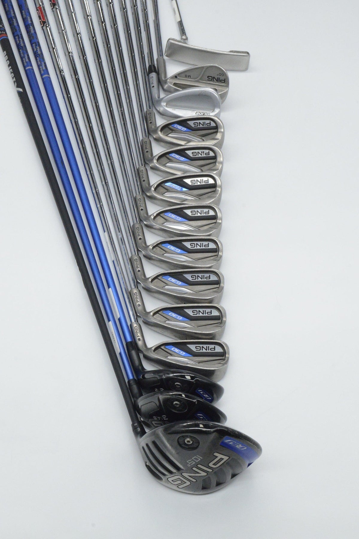 Ping G30 Mixed Full Set S Flex +0.25" Golf Club Sets Ping 