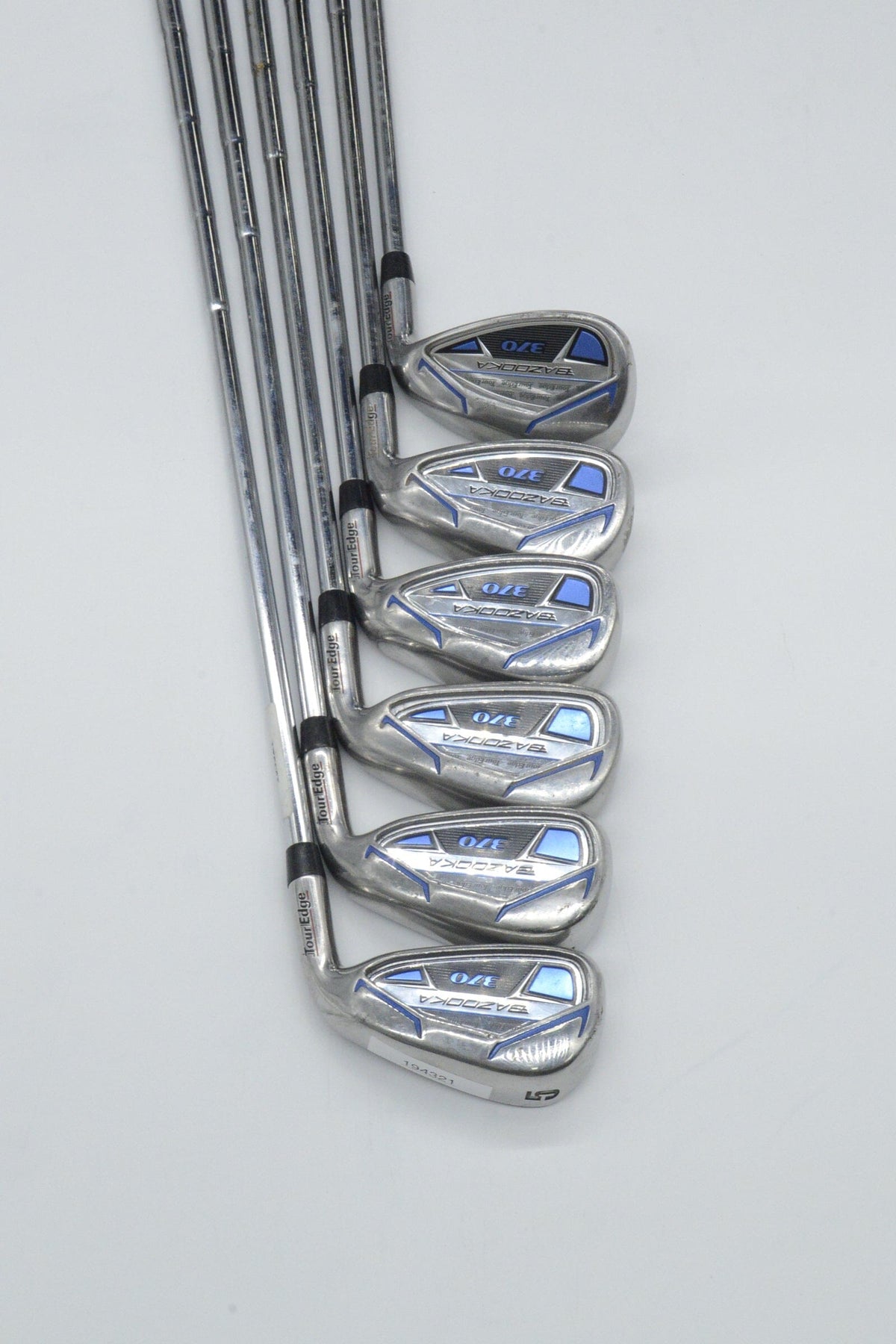 Tour Edge Bazooka 370 5-9, SW Iron Set S Flex -0.75" Golf Iron Sets Tour Edge 