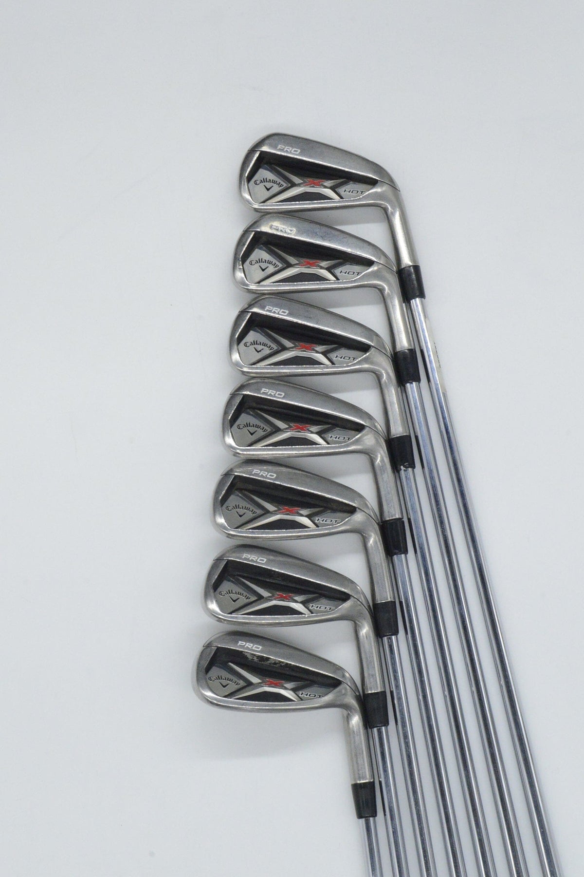 Callaway X Hot Pro 4-PW Iron Set R Flex +0.5" Golf Iron Sets Callaway 