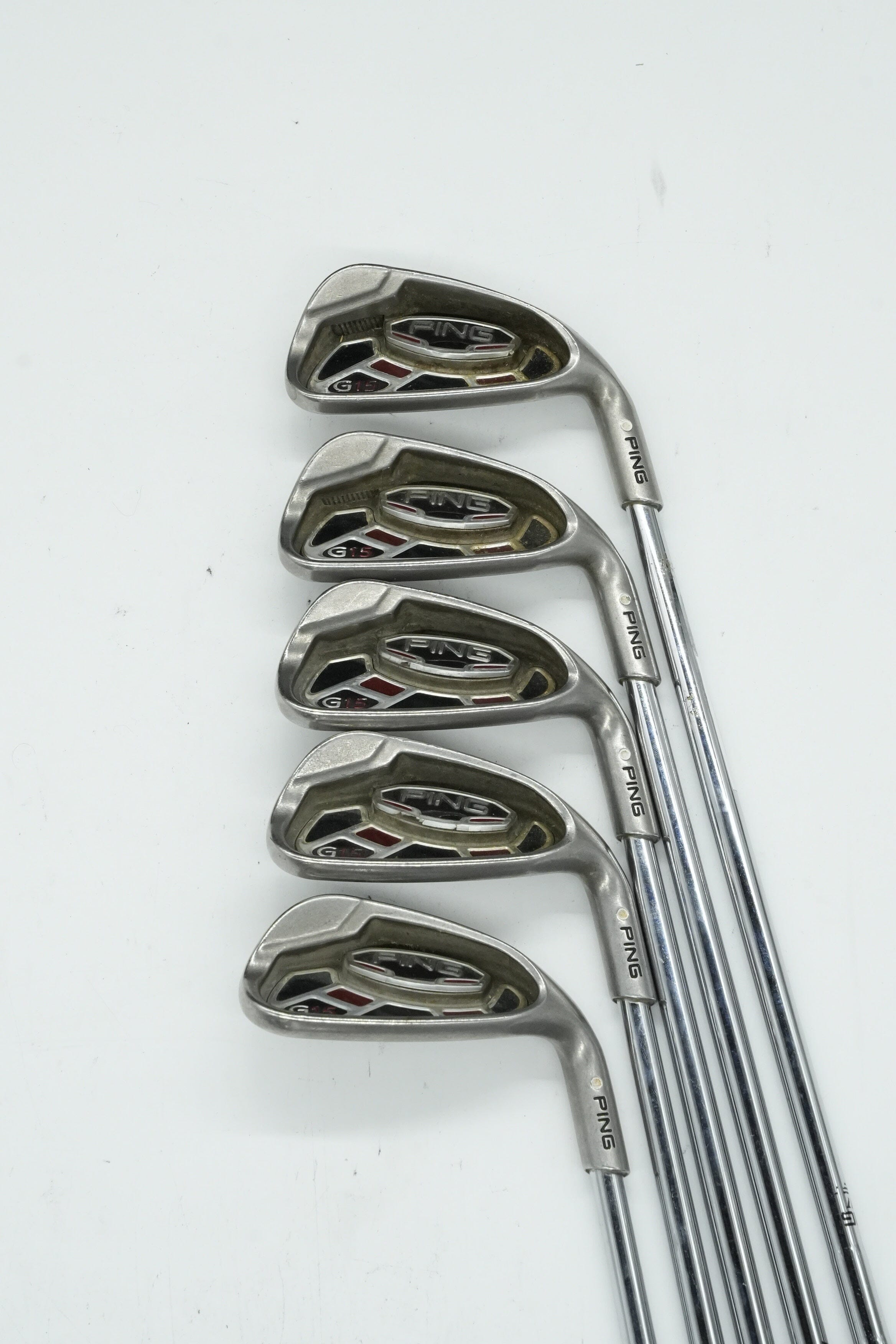 Ping G15 6-PW Iron Set S Flex +0.25" Golf Clubs GolfRoots 