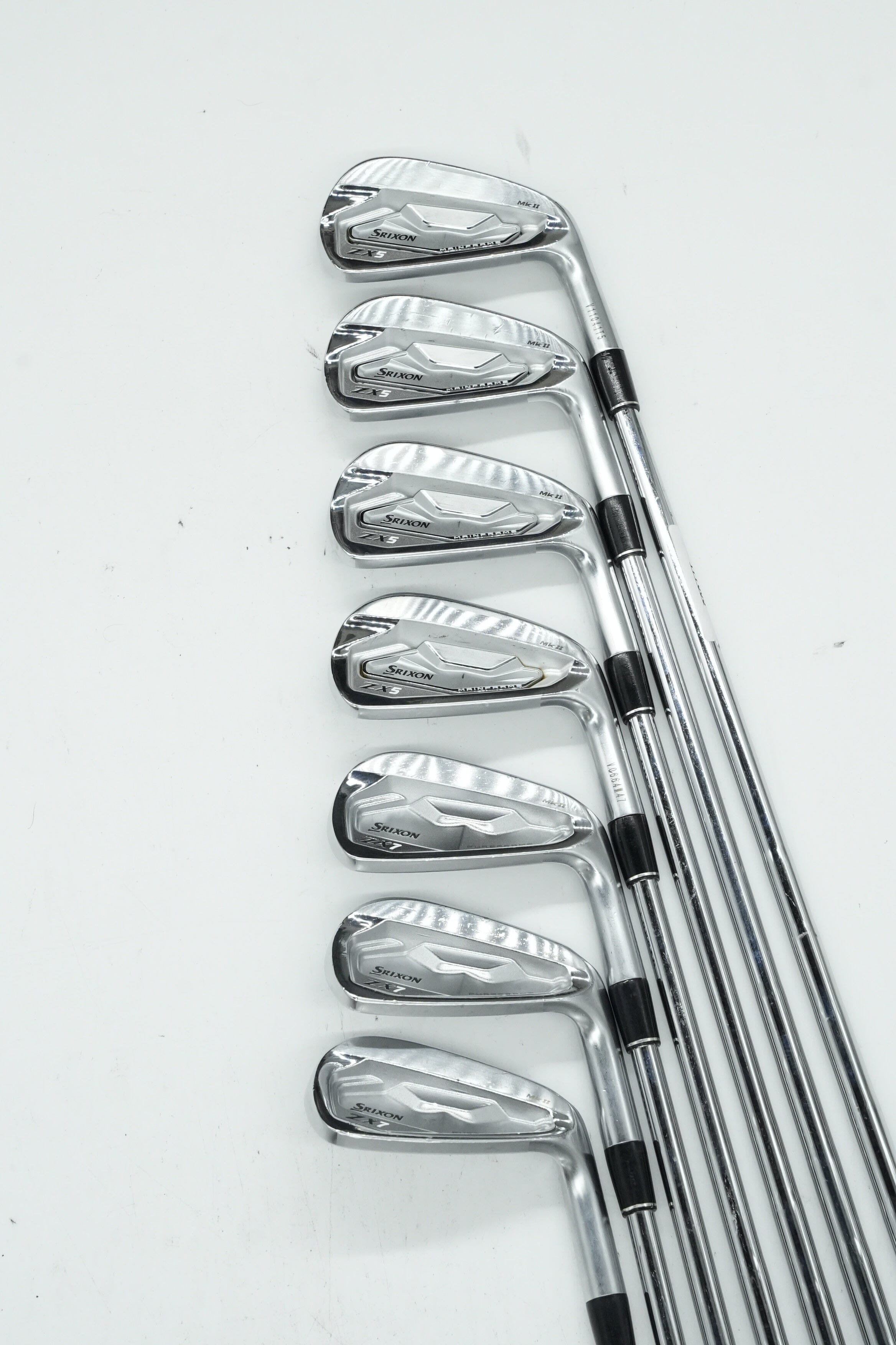 Srixon Zx5 Mk II / Zx7 MkII Combo 4-PW Iron Set S Flex +0.25" Golf Clubs GolfRoots 