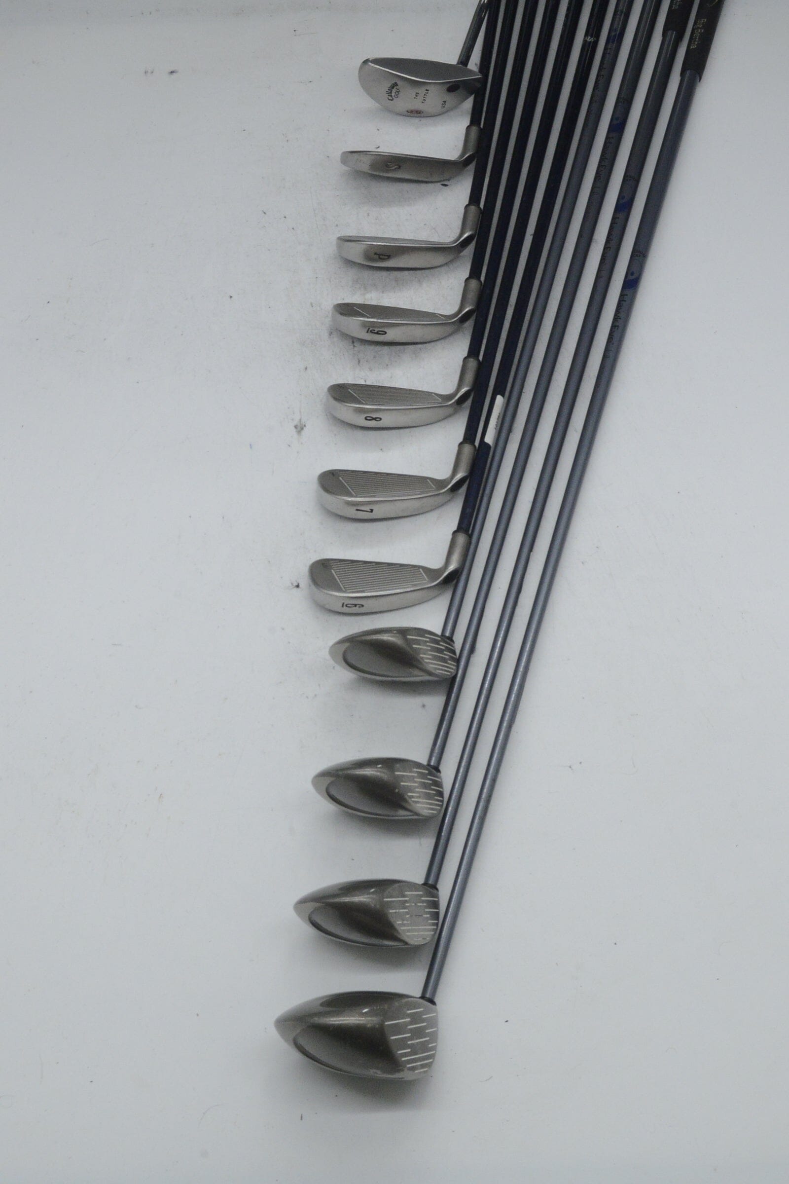 Callaway Big Bertha X-12 Mixed Full Set R Flex +0.5" Golf Clubs GolfRoots 