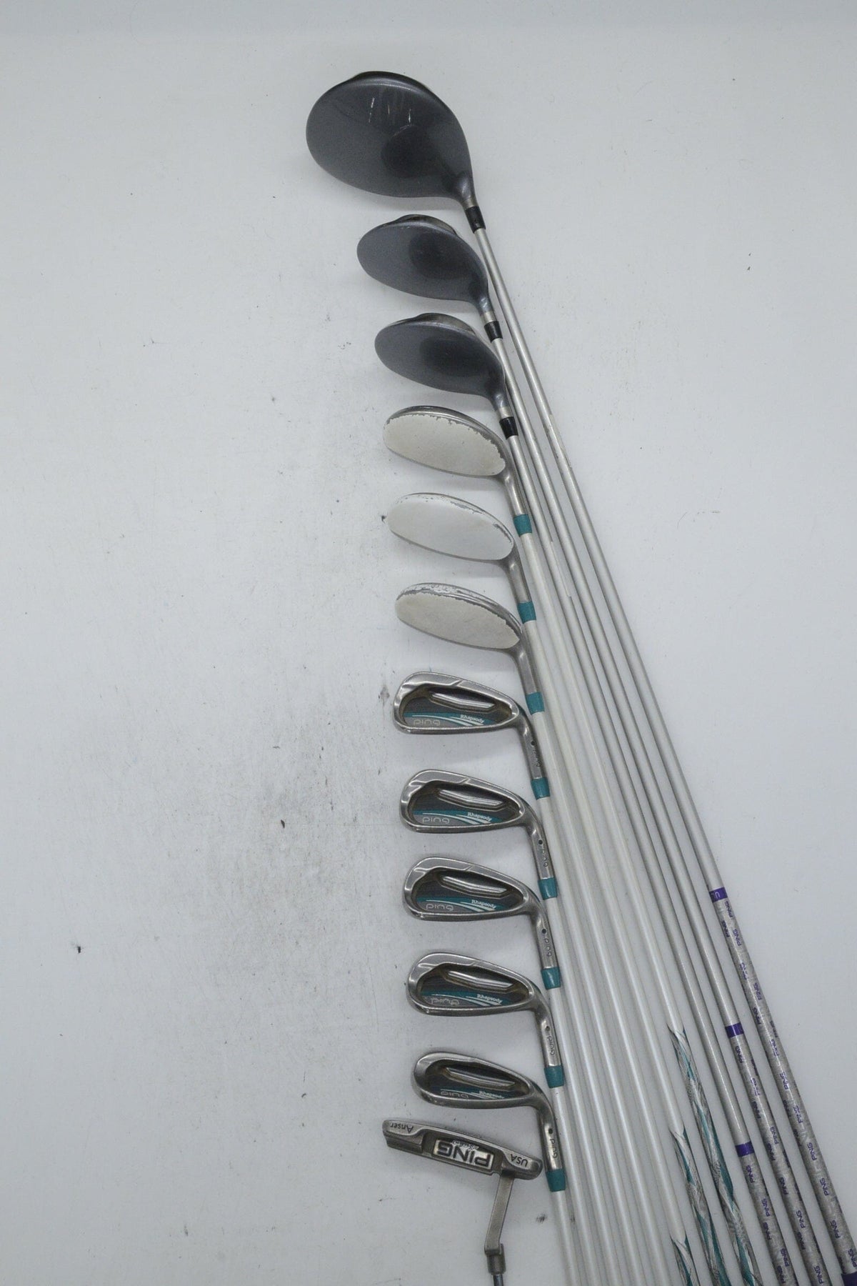 Women's Ping Rhapsody 2015 Mixed Full Set W Flex +0.25" Golf Clubs GolfRoots 