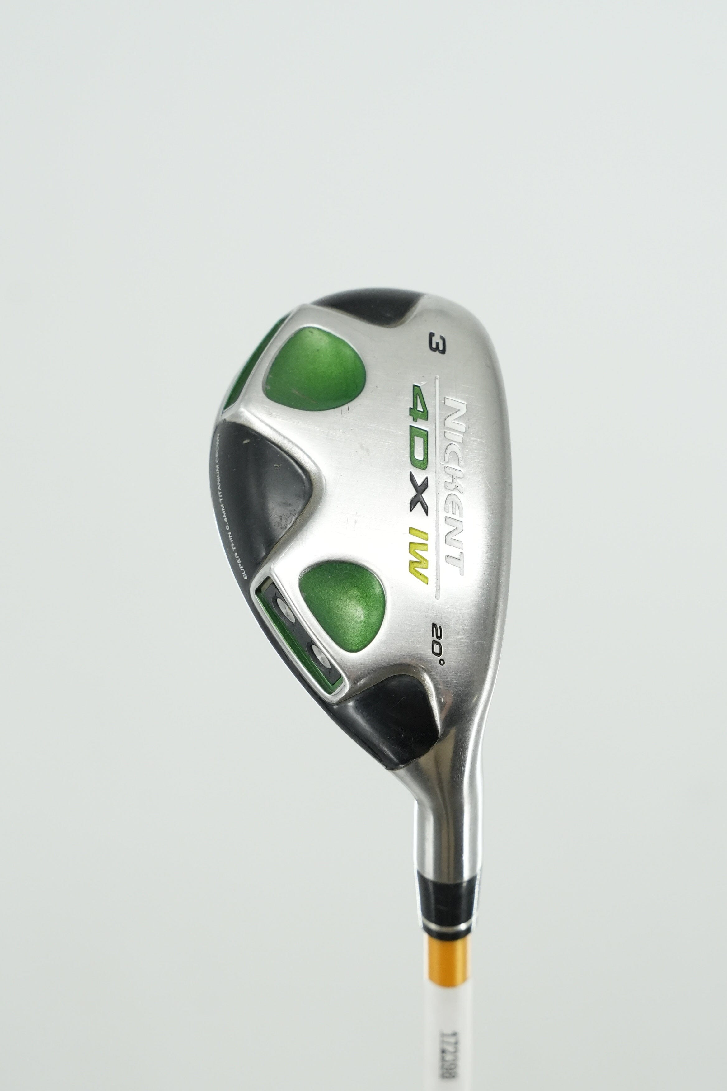 Nickent 4Dx Iw Ironwood 3 Hybrid R Flex 39.75" Golf Clubs GolfRoots 