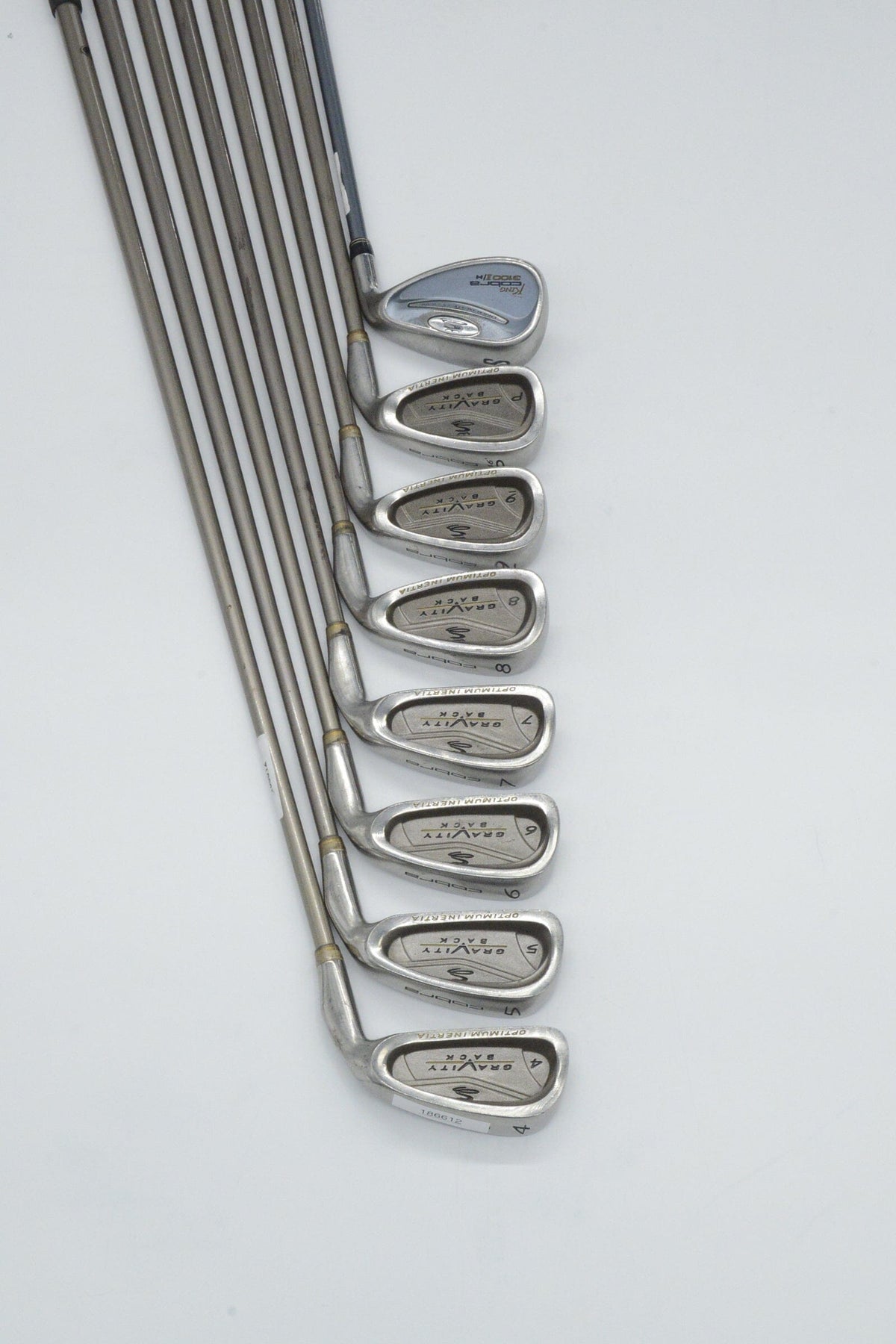 Women's Cobra Gravity Back 4-PW, SW Iron Set W Flex -0.5" Golf Iron Sets Cobra 