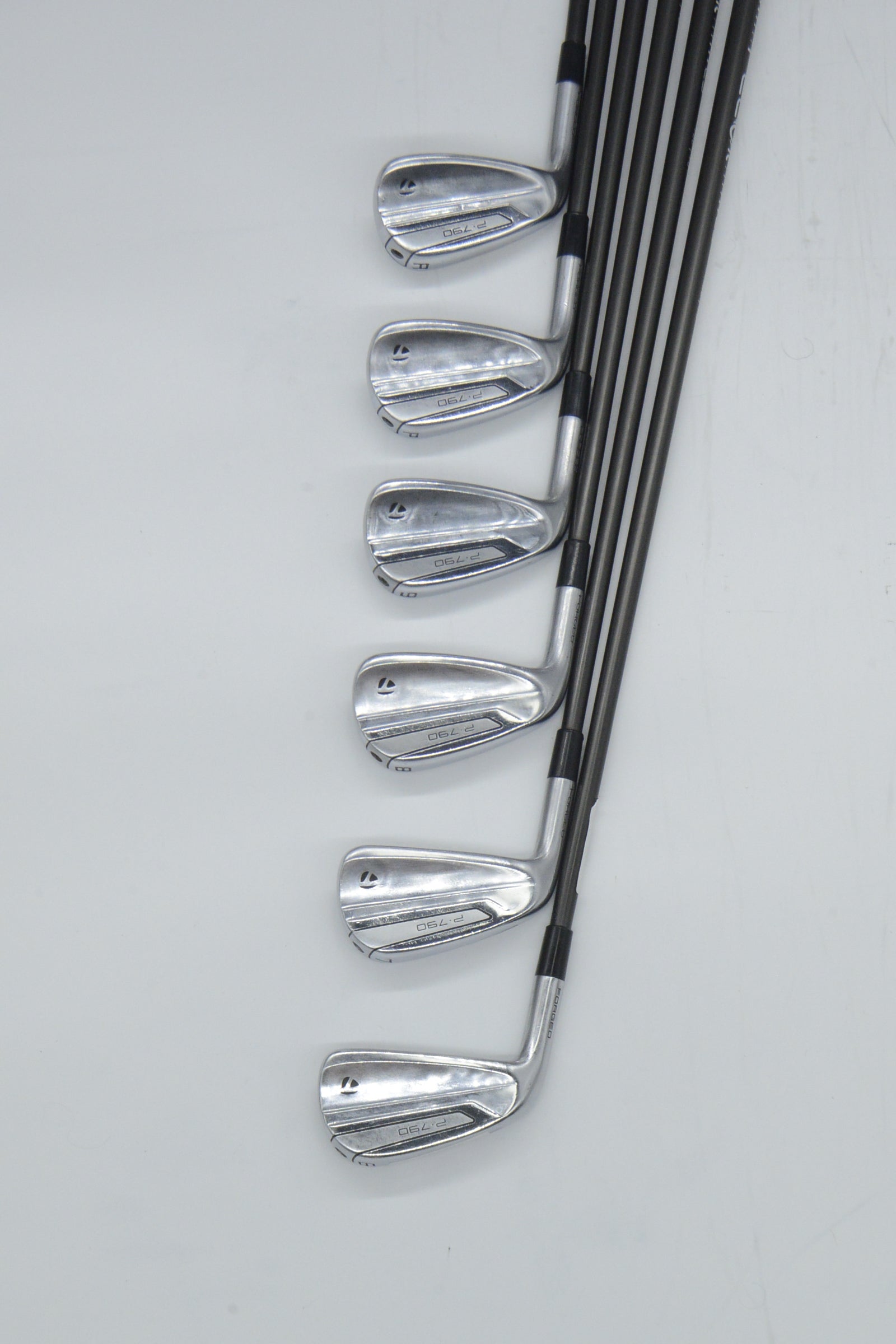 Lefty TaylorMade P790 2019 6-AW Iron Set R Flex +0.5"