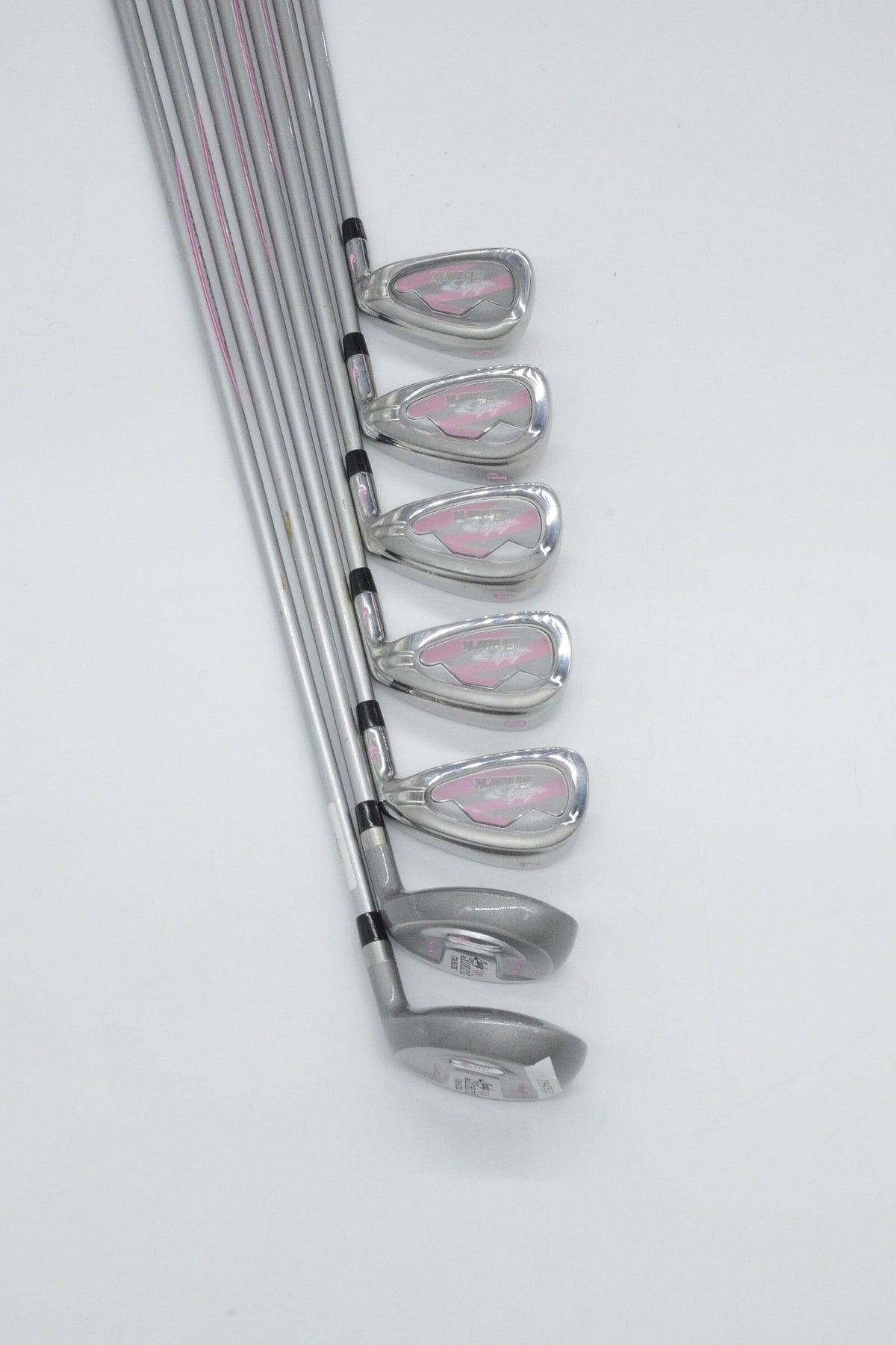 Women's Lady Shark Hi-Launch 5H-6H, 7-PW, SW Iron Set W Flex -0.25" Golf Iron Sets Lady Shark 