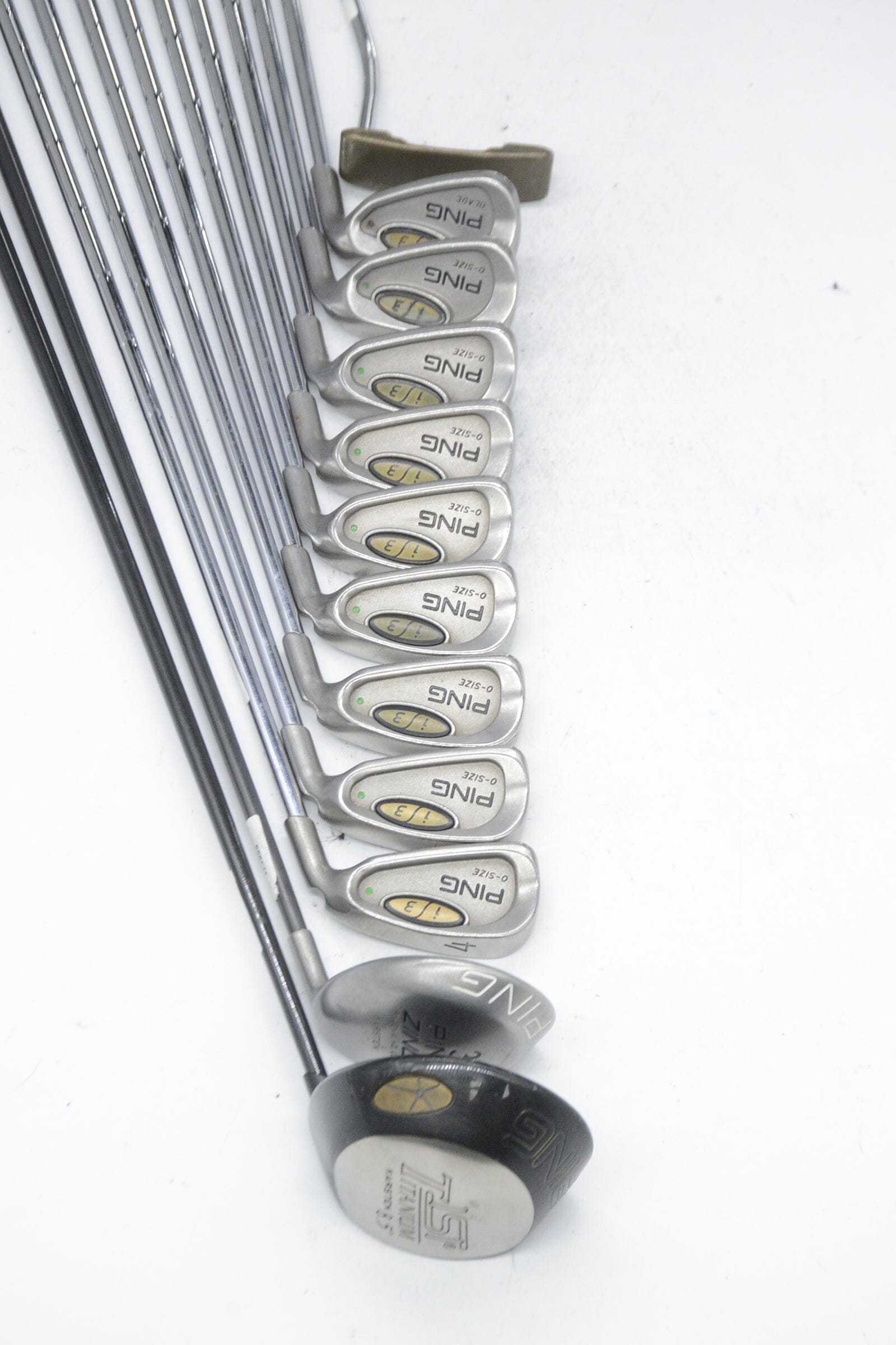Ping I3 O-Size Mixed Full Set S Flex Std Length Golf Clubs GolfRoots 