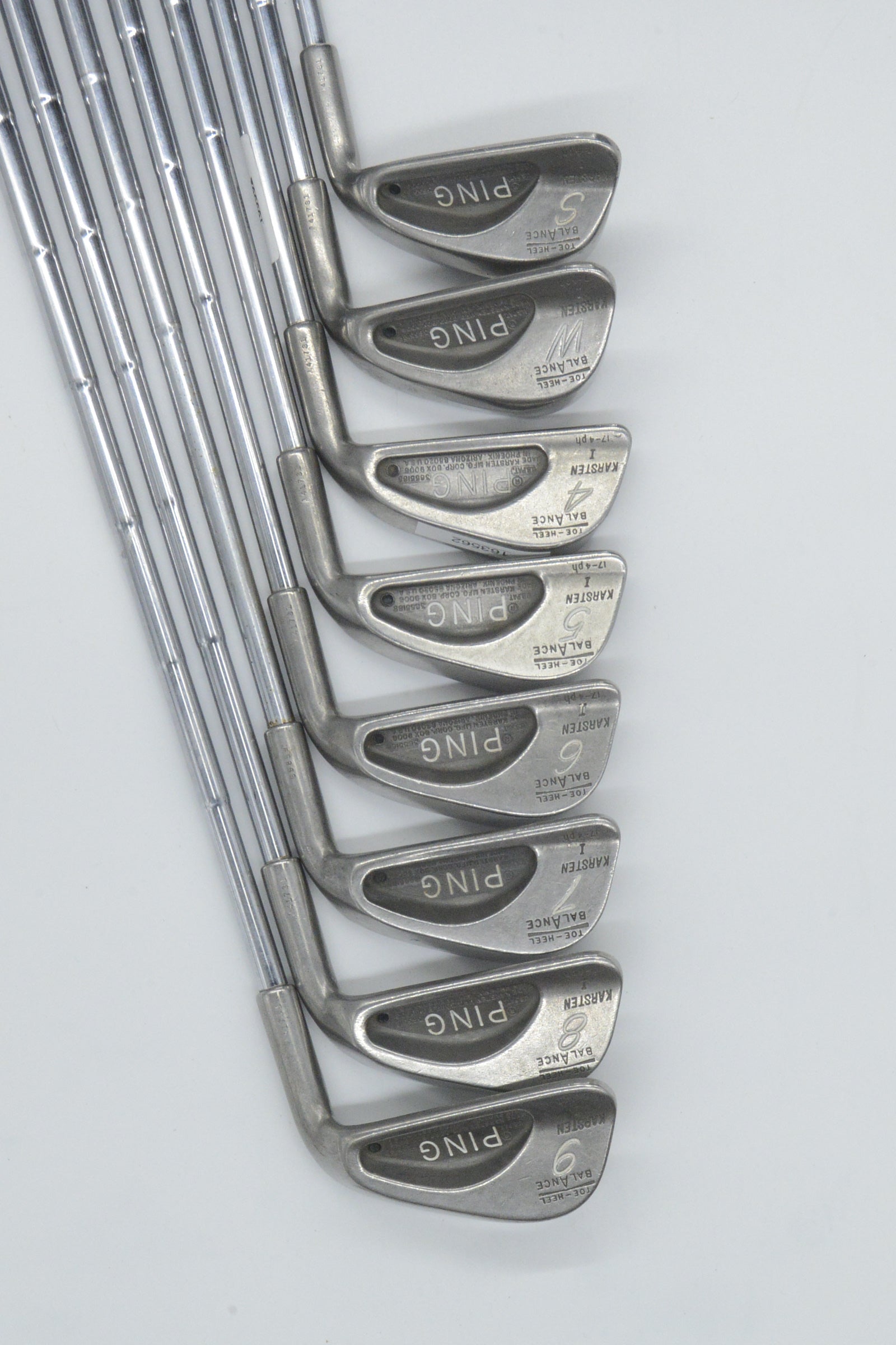 Ping Karsten I 4-PW, SW Iron Set S Flex -0.5"