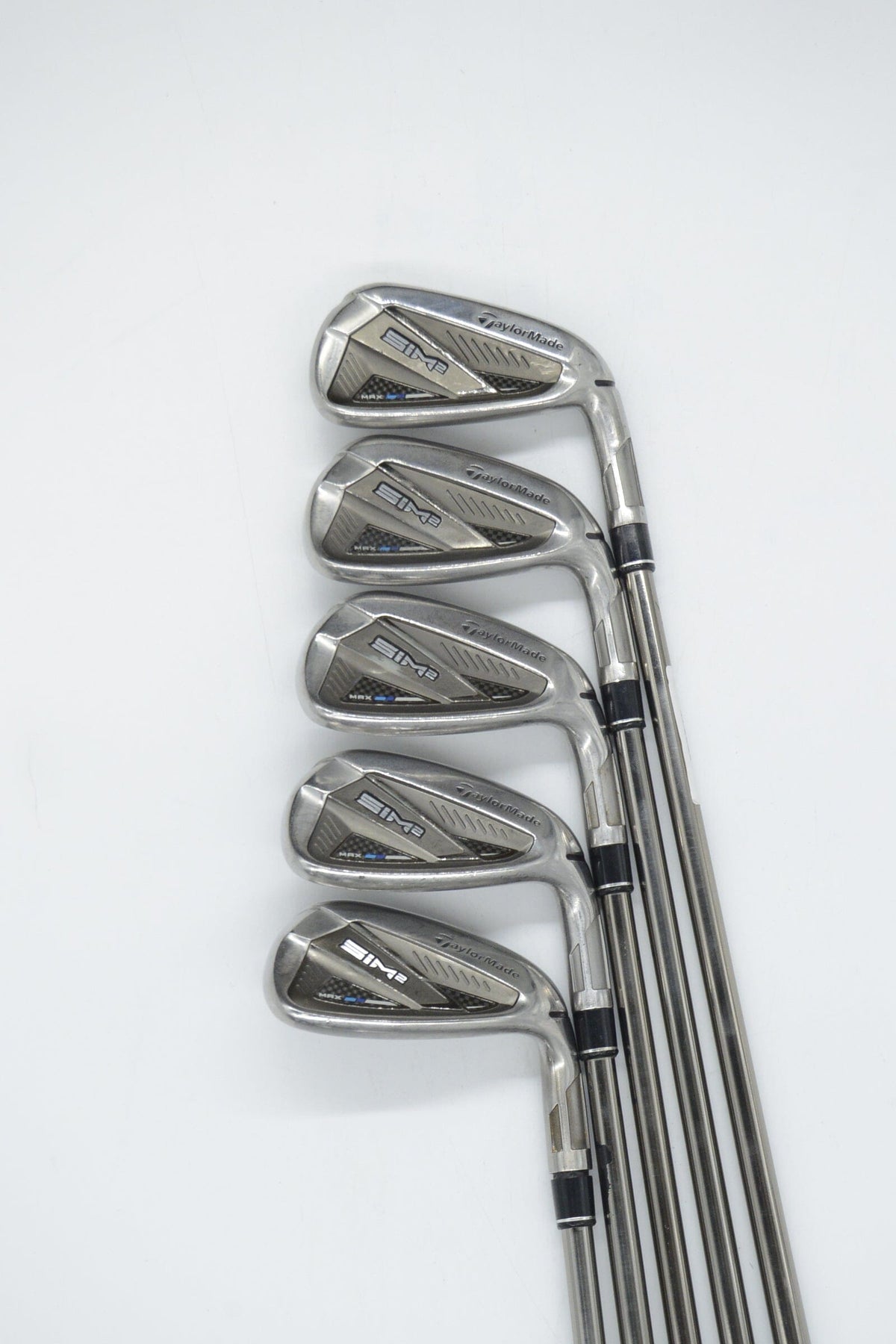 TaylorMade SIM2 Max 7-AW Iron Set SR Flex -0.5" Golf Clubs GolfRoots 