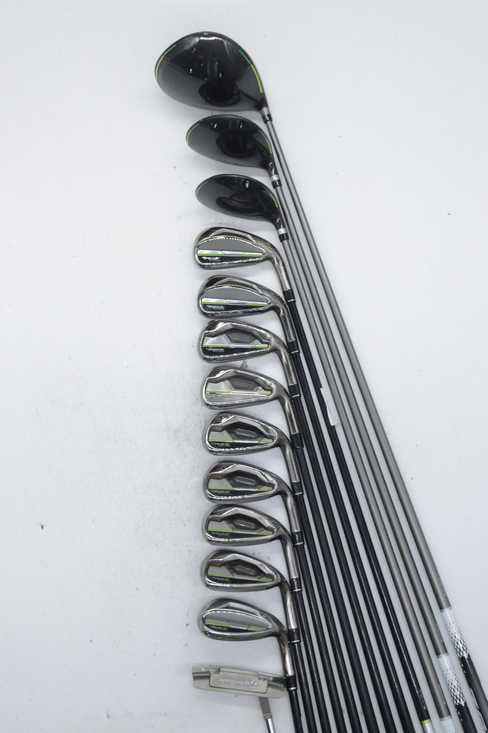 TaylorMade Rocketballz Max Mixed Full Set R Flex +0.25" Golf Clubs GolfRoots 