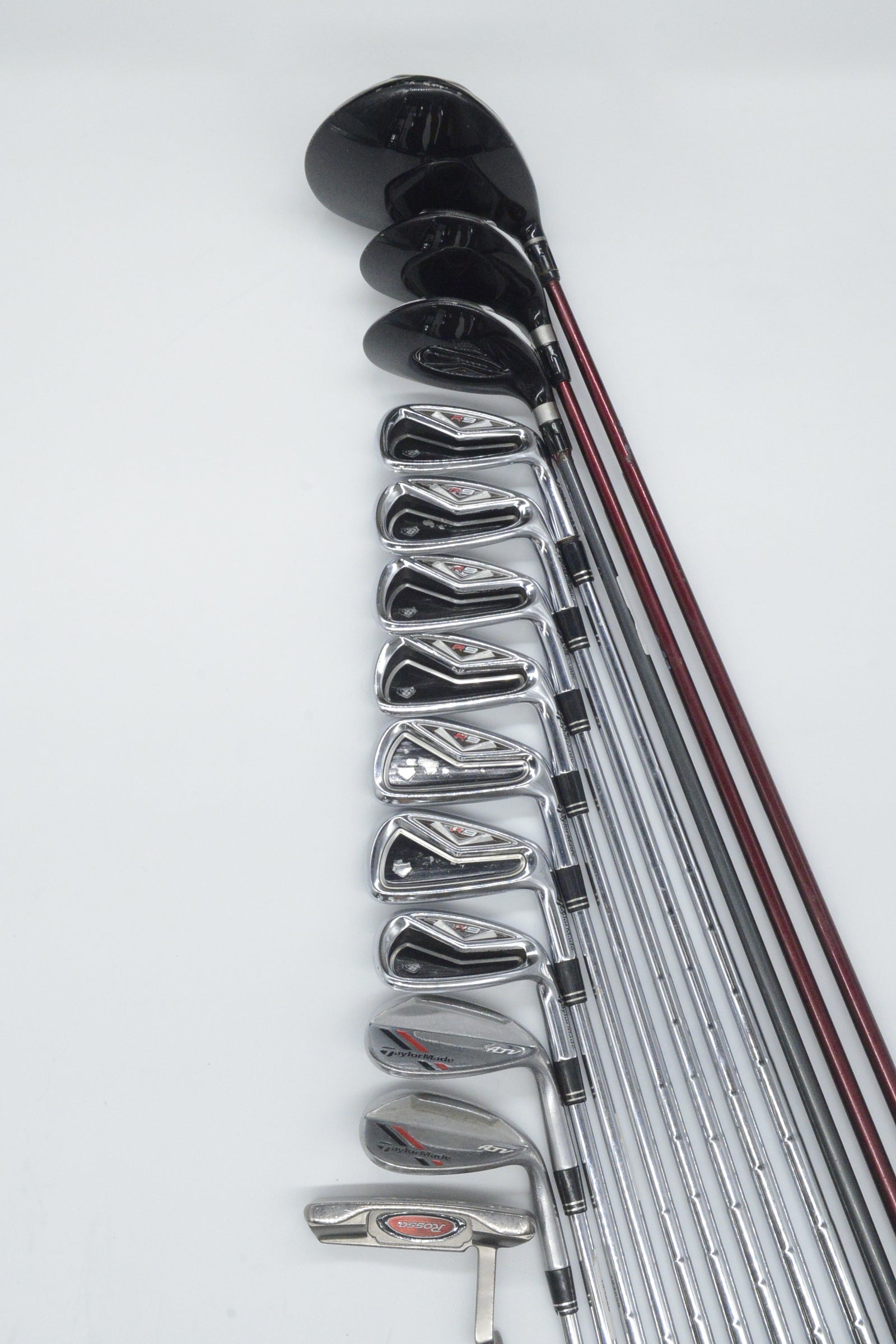TaylorMade R9 TP Mixed Full Set S Flex +0.25"