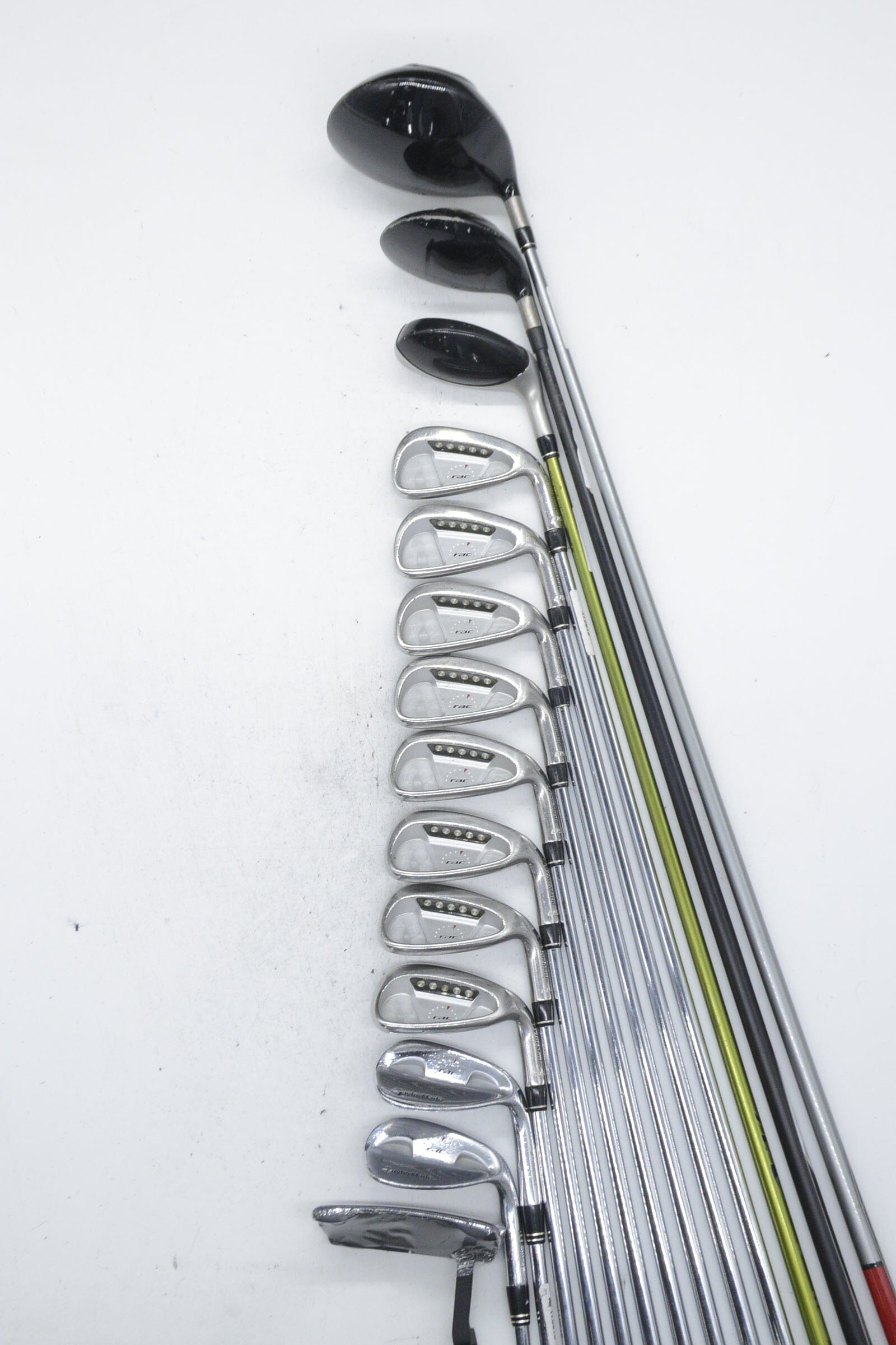 TaylorMade Rac OS Mixed Full Set R Flex +1.5" Golf Clubs GolfRoots 