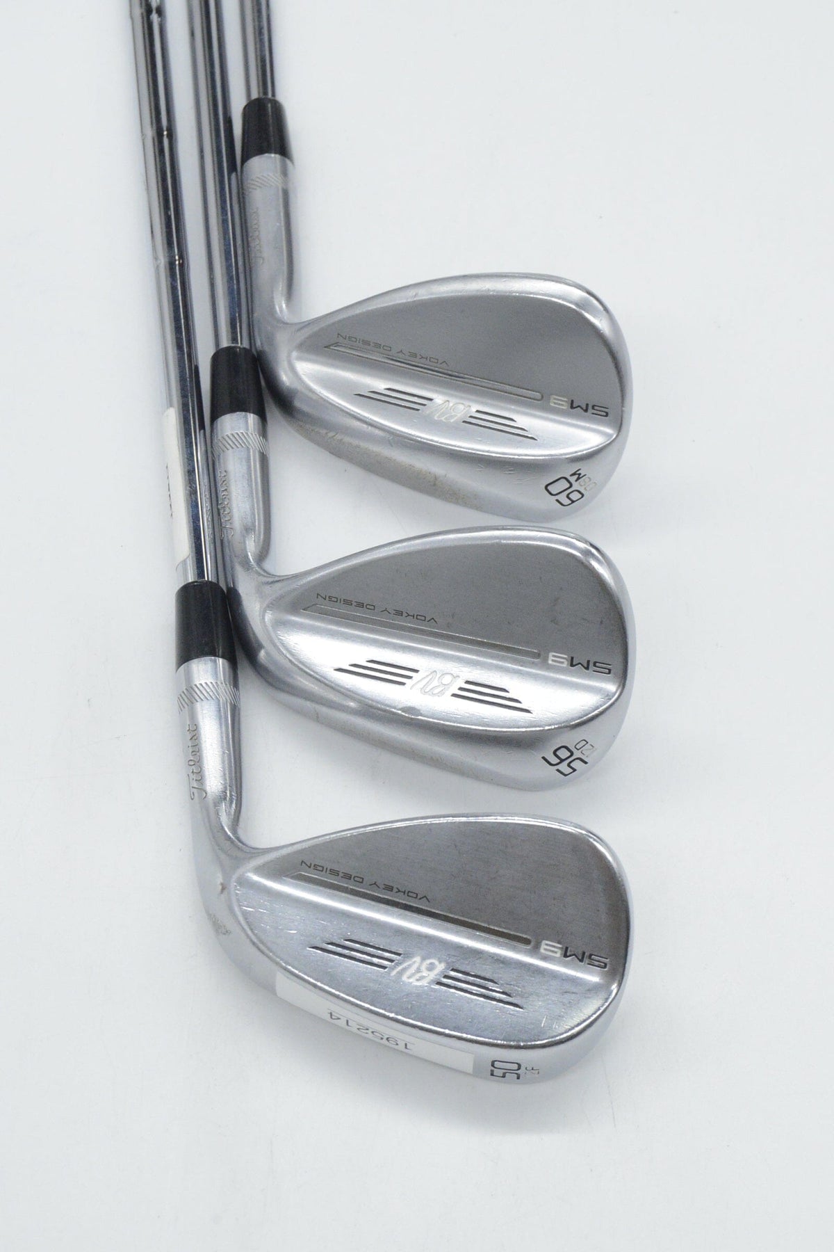 Titleist Vokey SM9 Tour Chrome 50, 56, 60 Degree Wedge Set Wedge Flex Golf Wedges Titleist 