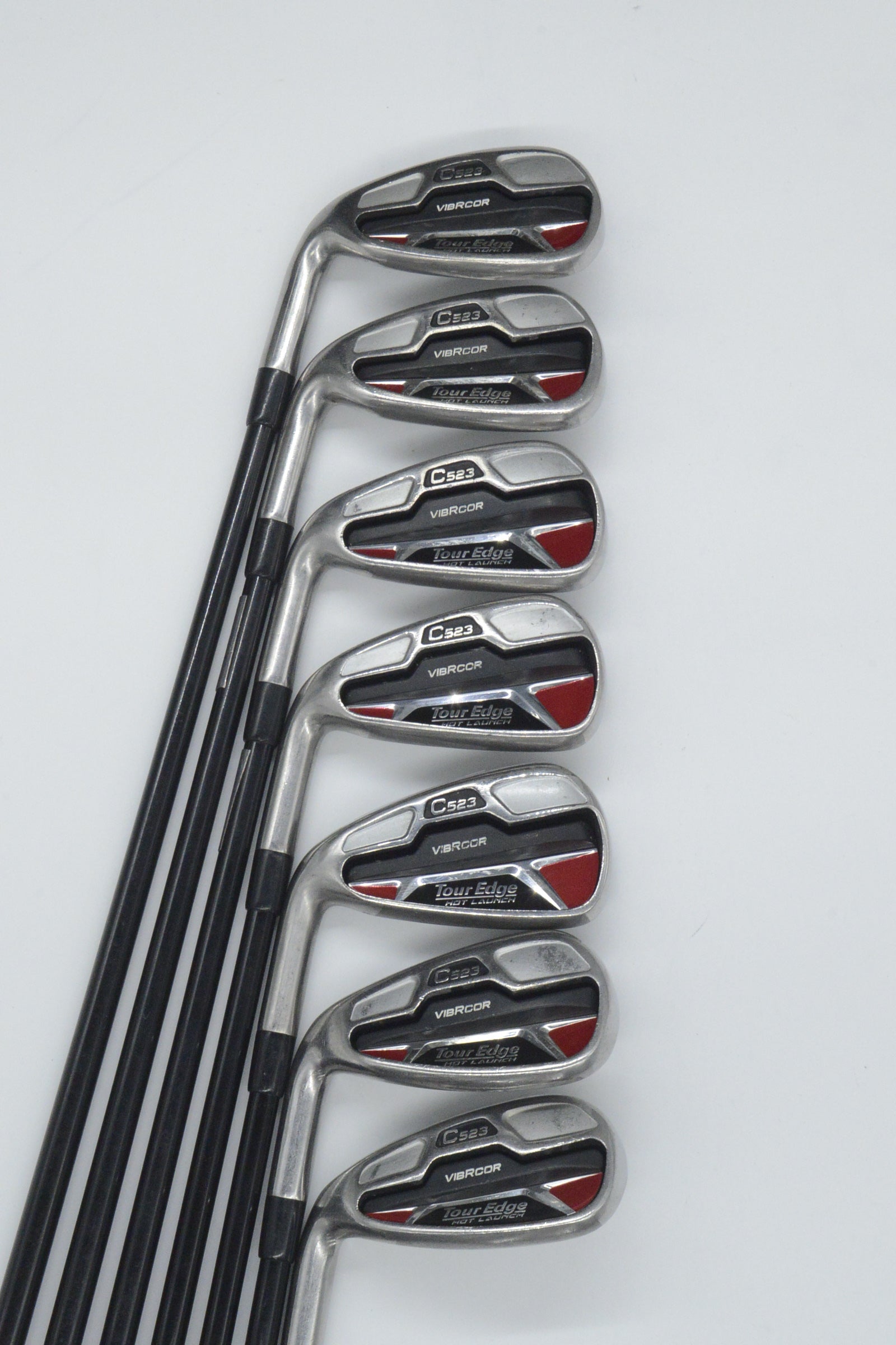 Lefty Tour Edge Hot Launch C523 5-AW Iron Set R Flex -0.25"