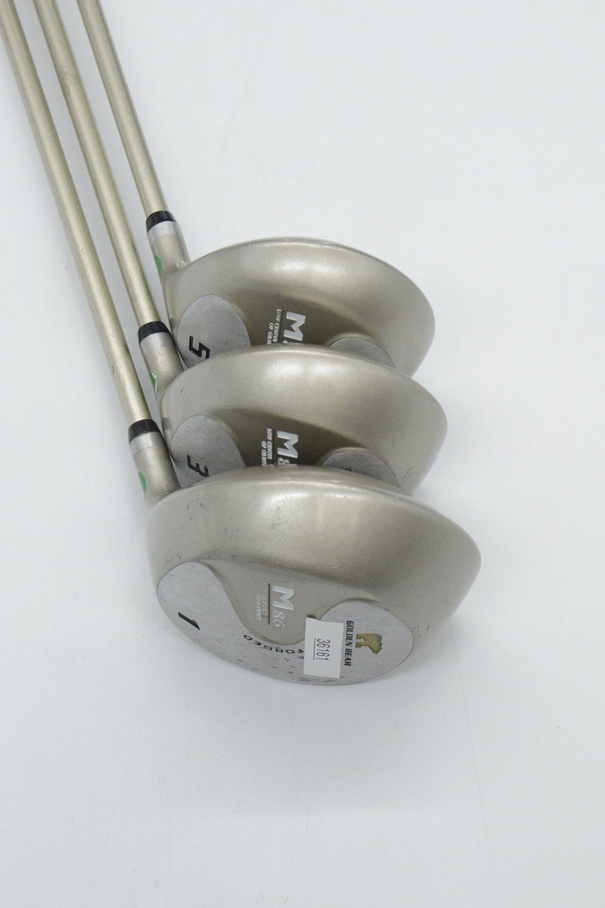 Women's Golden Bear M-86 Forged D, 3W, 5W Wood Set W Flex Golf Fairway Woods Golden Bear 