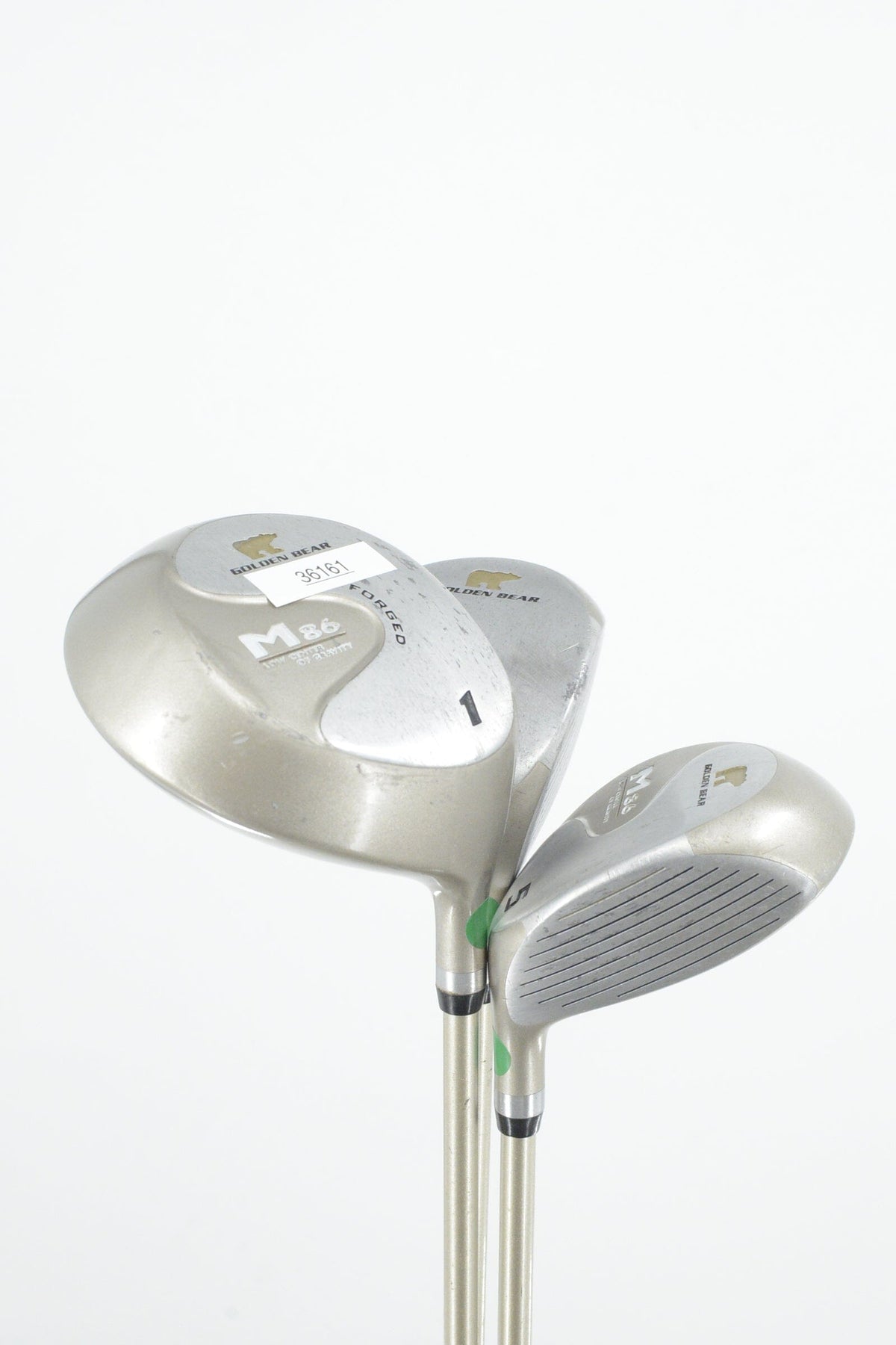 Women's Golden Bear M-86 Forged D, 3W, 5W Wood Set W Flex Golf Fairway Woods Golden Bear 