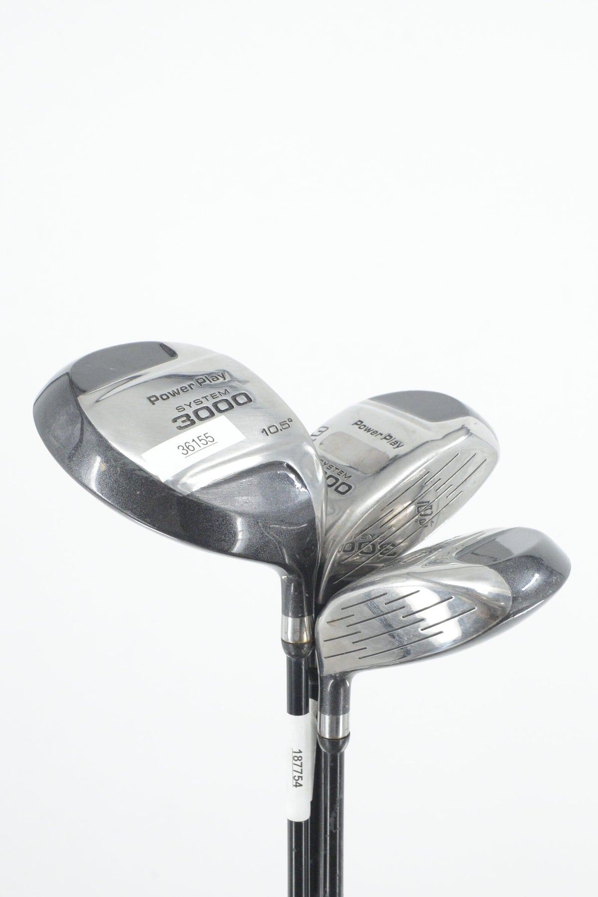 *Dented* Power Play System 3000 D, 3W, 5W Wood Set R Flex Golf Fairway Woods Power Play 