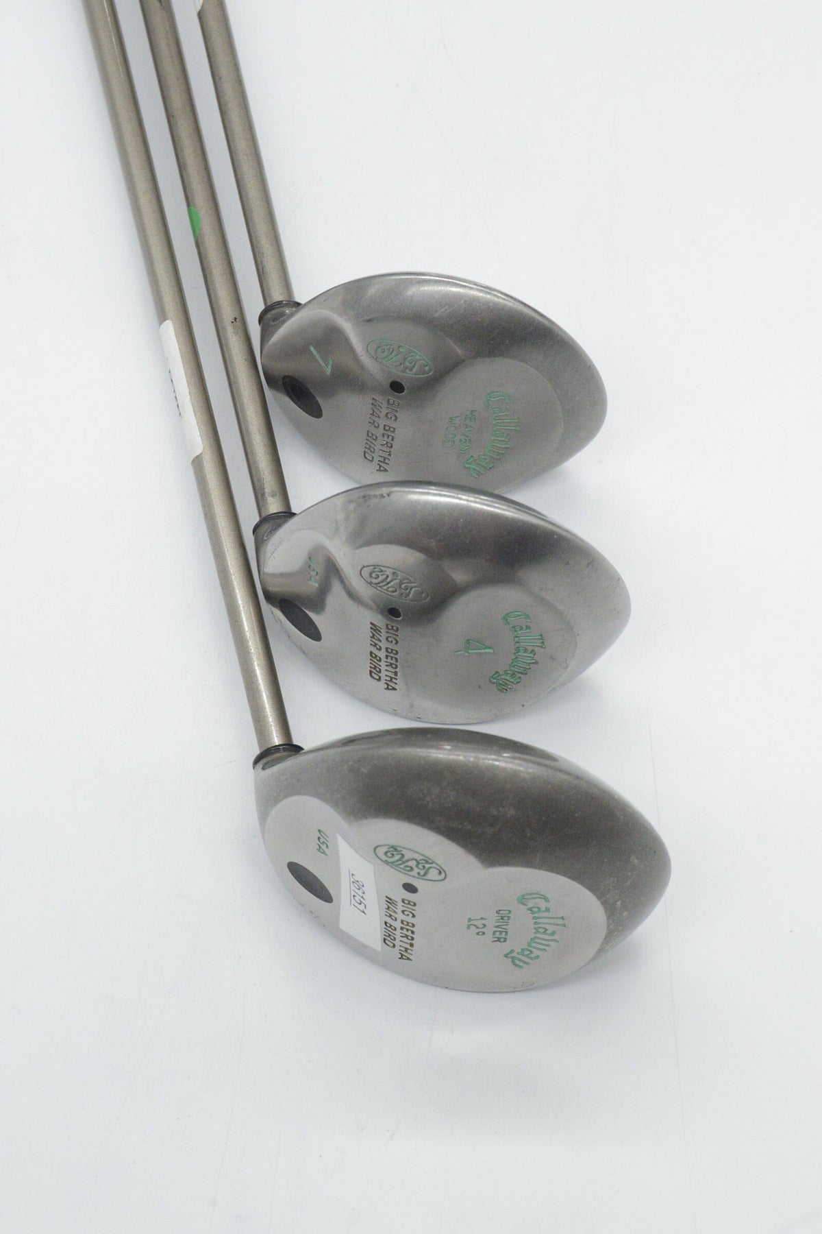 Women's Callaway Big Bertha War Bird D, 4W, 7W Wood Set W Flex Golf Fairway Woods Callaway 
