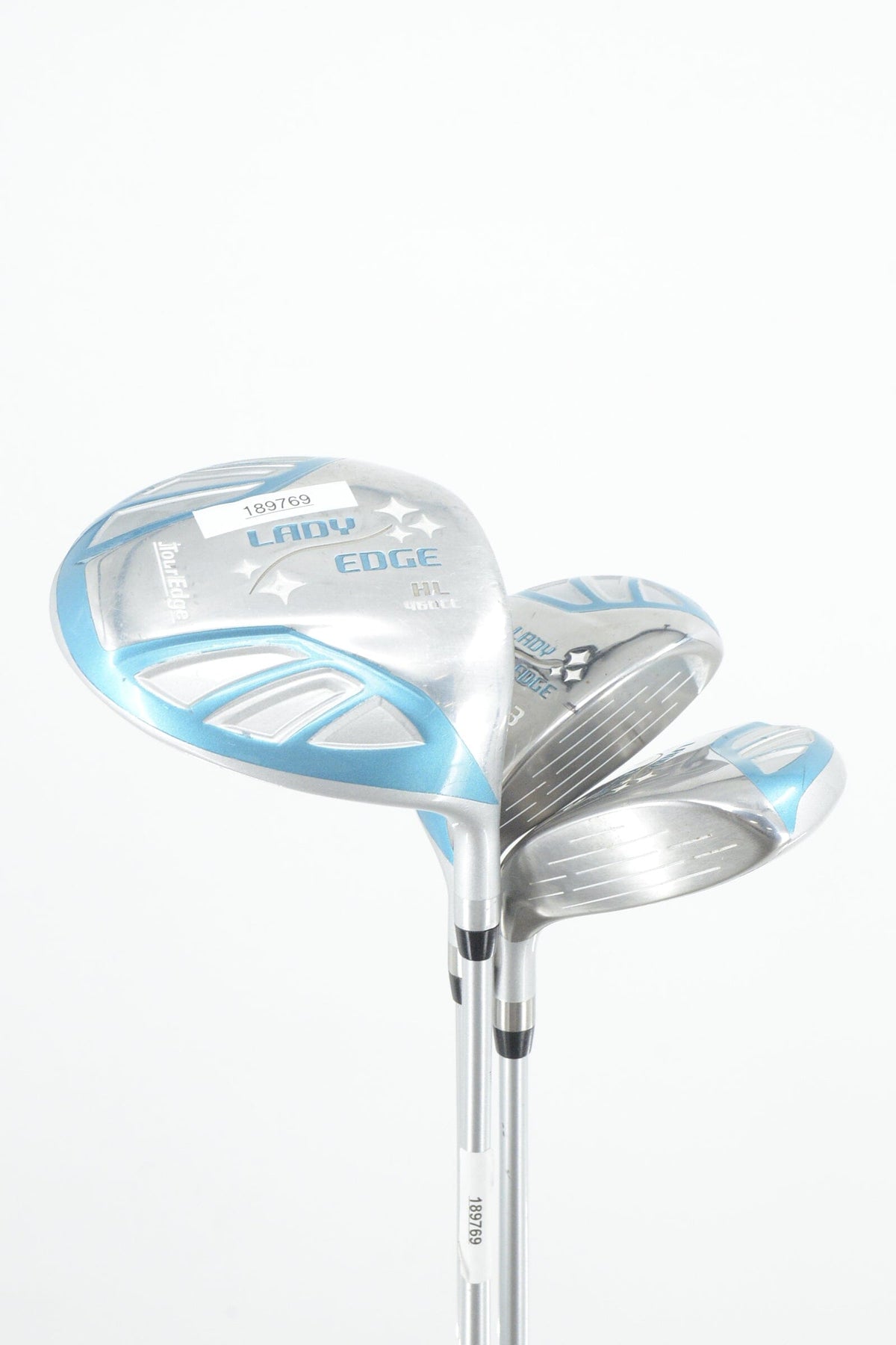 Women's Tour Edge Lady Edge D, 3W, 5W Wood Set W Flex Golf Fairway Woods Tour Edge 