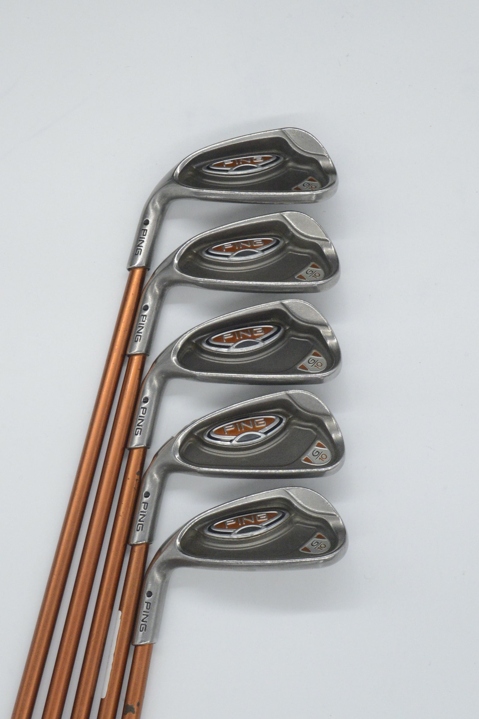 Lefty Ping G10 6-PW Iron Set R Flex -0.5"