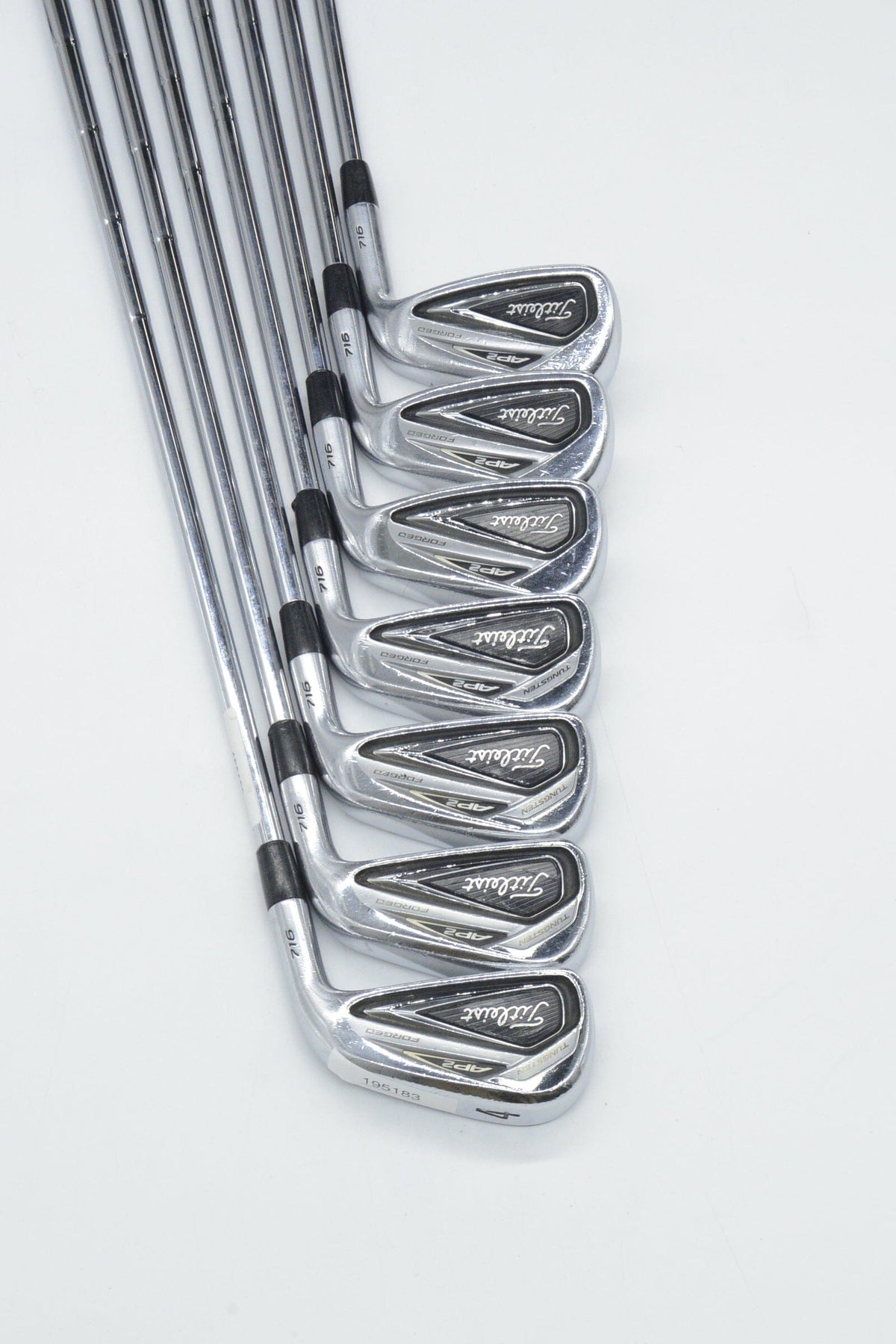 Titleist 716 AP2 Forged 4-PW Iron Set S Flex +0.5" Golf Iron Sets Titleist 