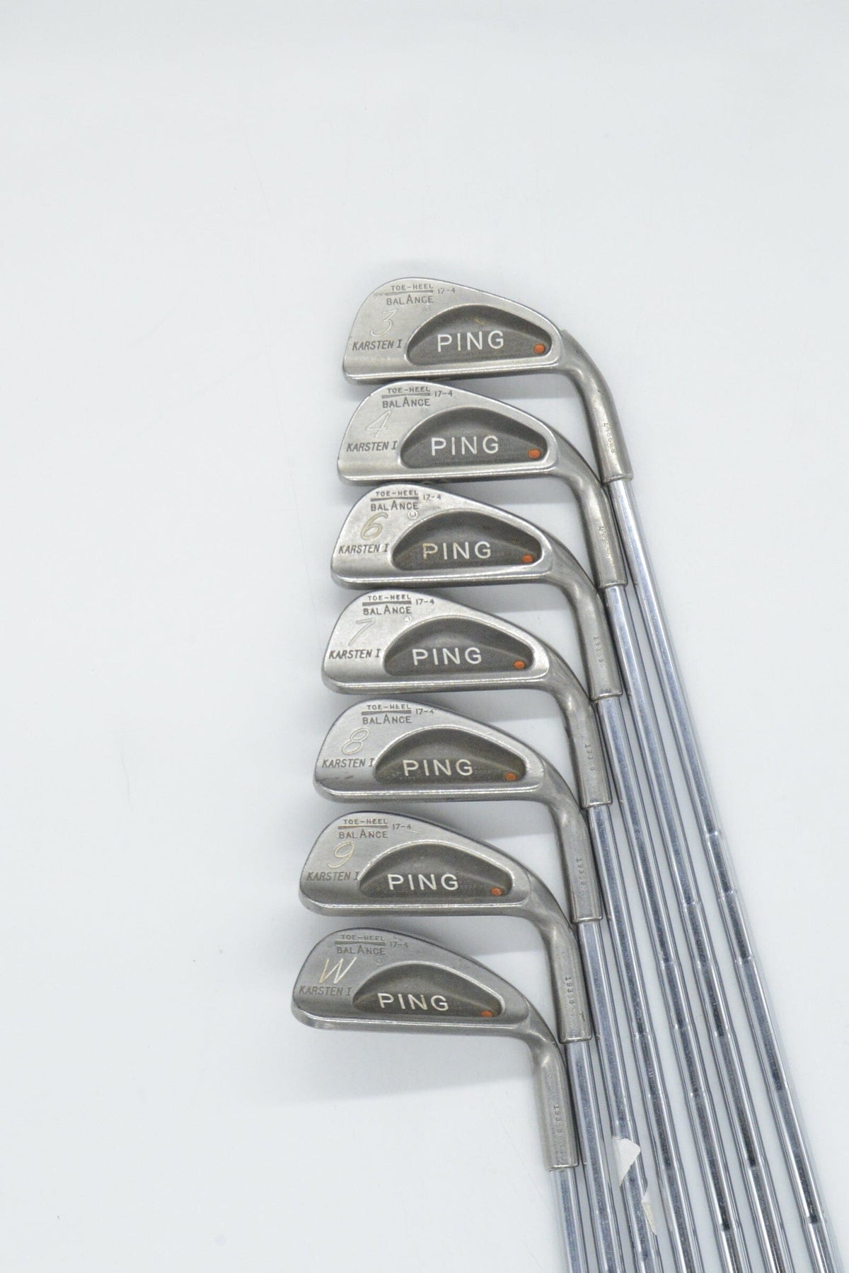 Ping Karsten I 3-4, 6-PW Iron Set S Flex -1.25" Golf Iron Sets Ping 