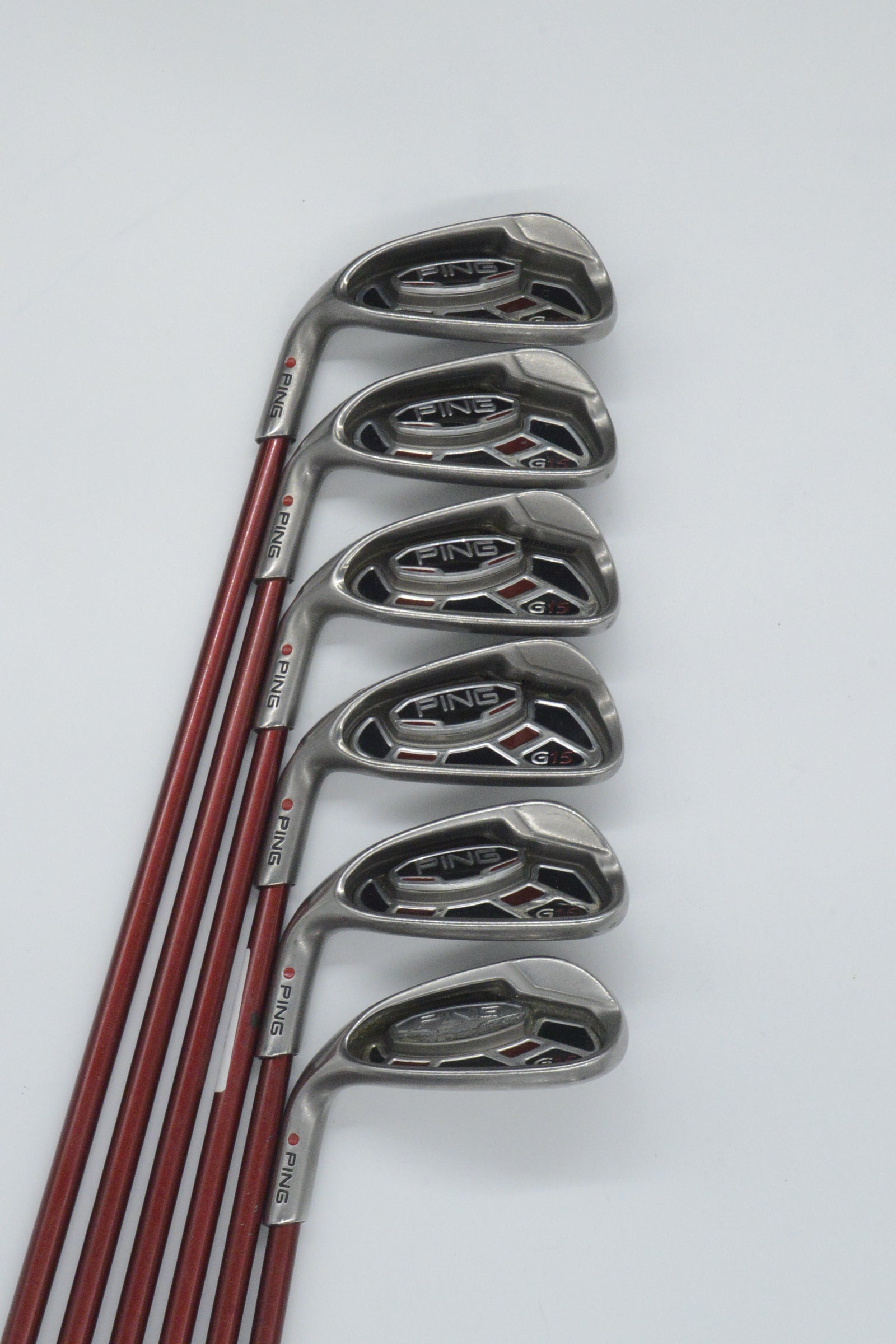 Lefty Ping G15 6-PW, SW Iron Set R Flex -0.75"
