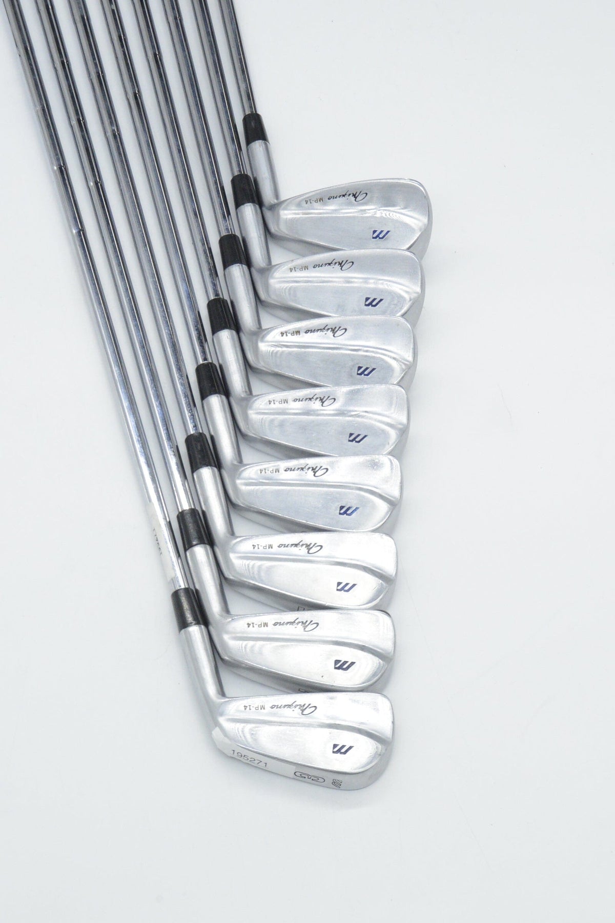 Mizuno MP-14 3-PW Iron Set S Flex -0.25" Golf Iron Sets Mizuno 