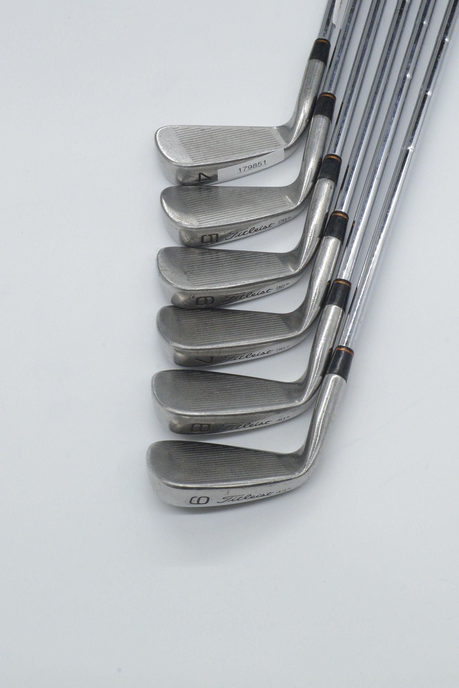 Titleist DCI Black 4-9 Iron Set S Flex Std Length