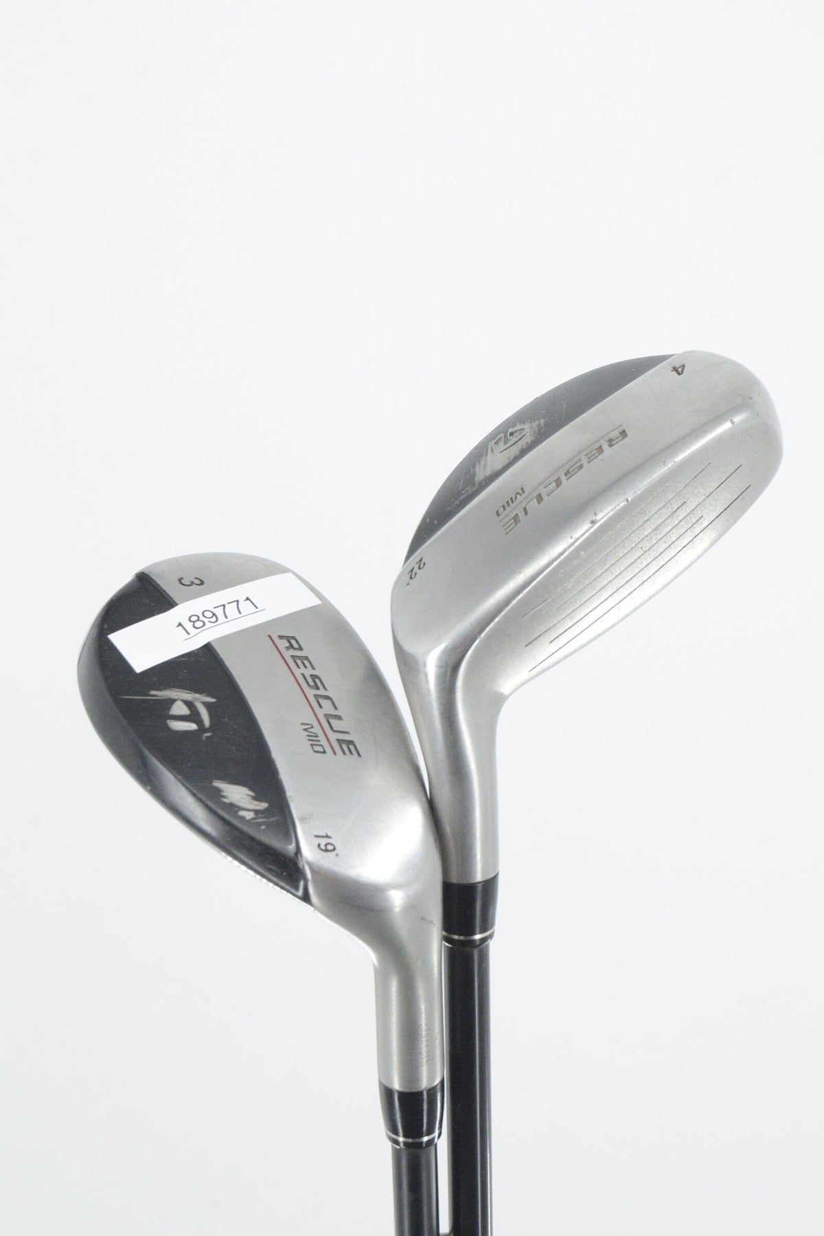 TaylorMade Rescue Mid 3H & 4H Hybrid Set S Flex Golf Hybrids TaylorMade 