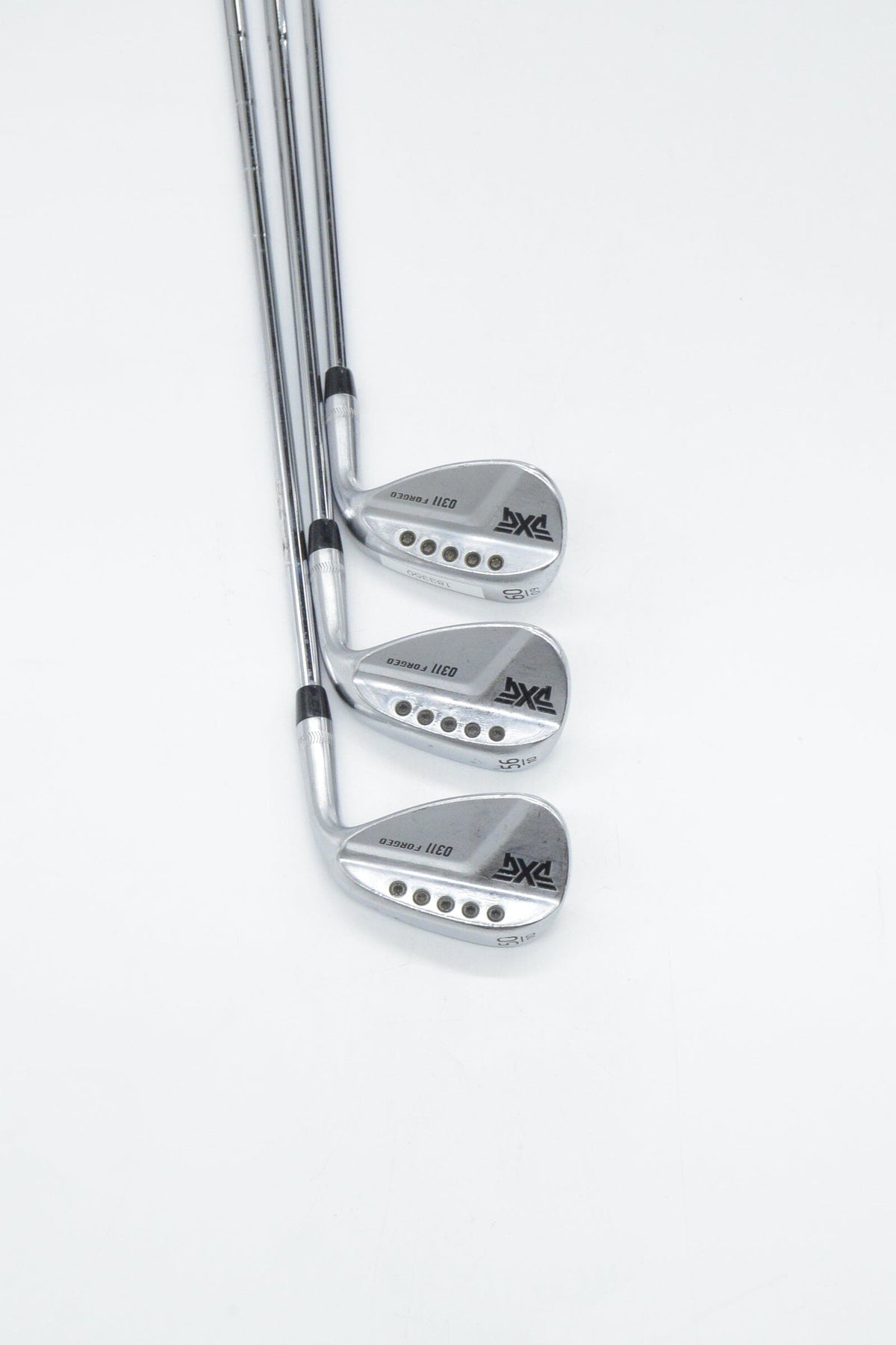 PXG 0311 Forged 50, 56, 60 Degree Wedge Set R Flex Golf Clubs GolfRoots 