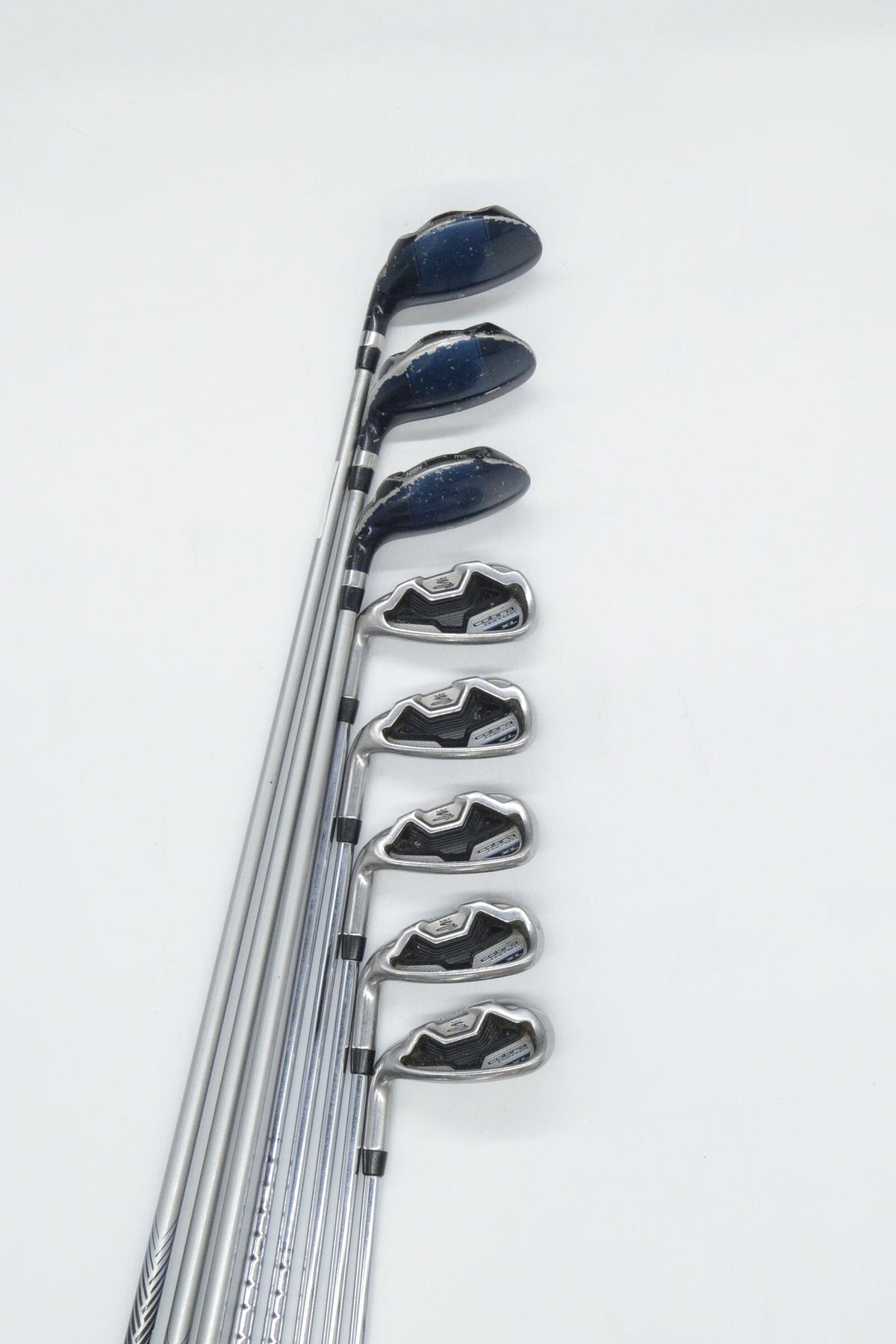 Lefty Cobra Baffler XL Combo 4H-6H, 7-GW Iron Set R Flex +0.25" Golf Iron Sets Cobra 