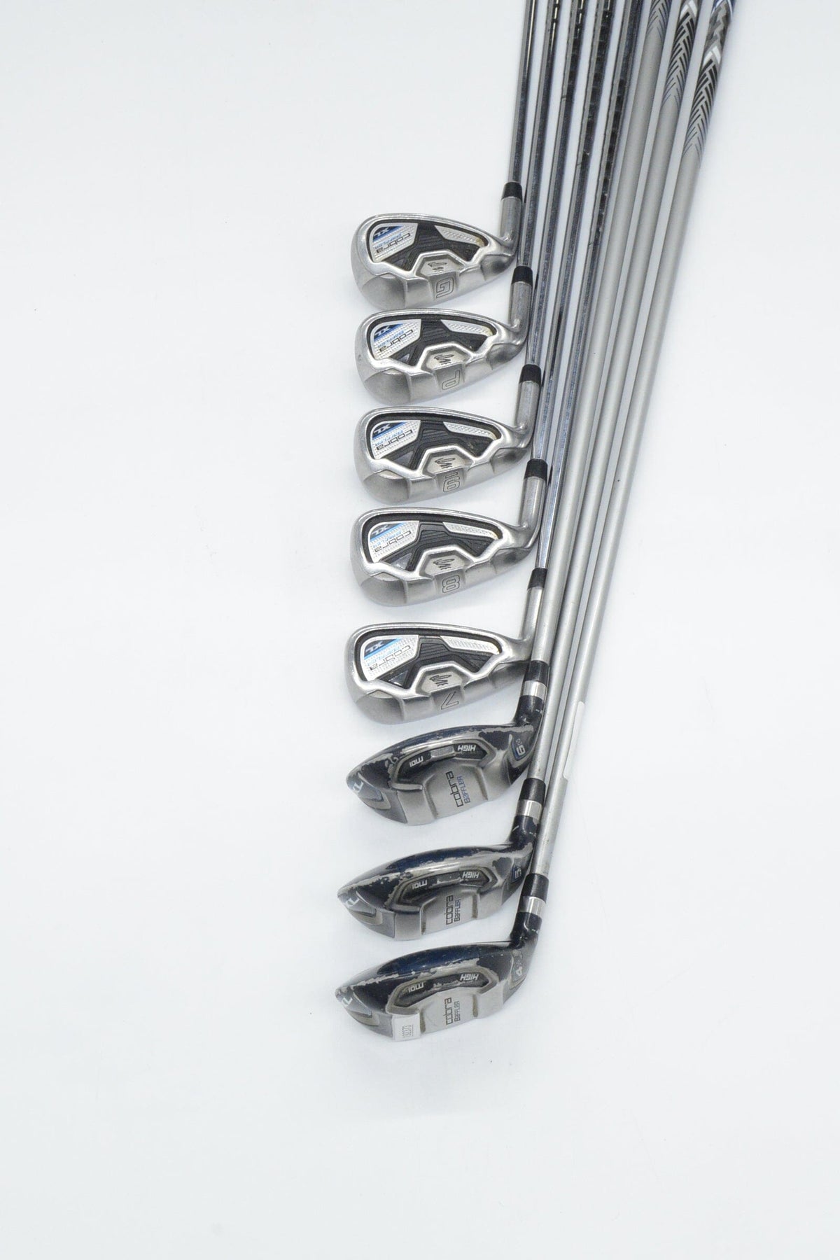 Lefty Cobra Baffler XL Combo 4H-6H, 7-GW Iron Set R Flex +0.25" Golf Iron Sets Cobra 